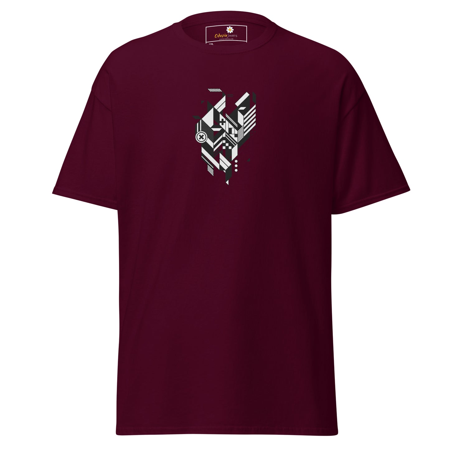 Unisex klassiek t-shirt - ABSTRACT FIGUUR - GROOT