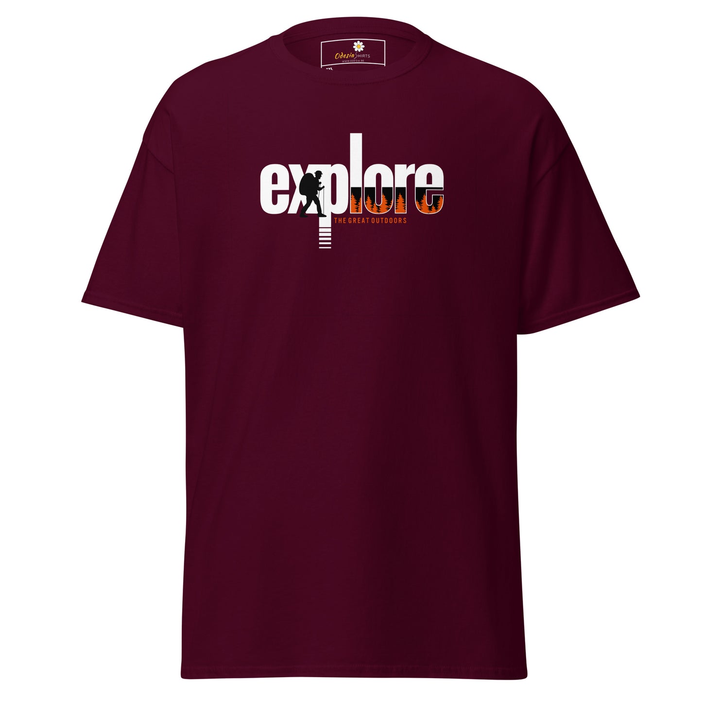 Unisex classic t-shirt - ADVENTURE EXPLORE - BIG