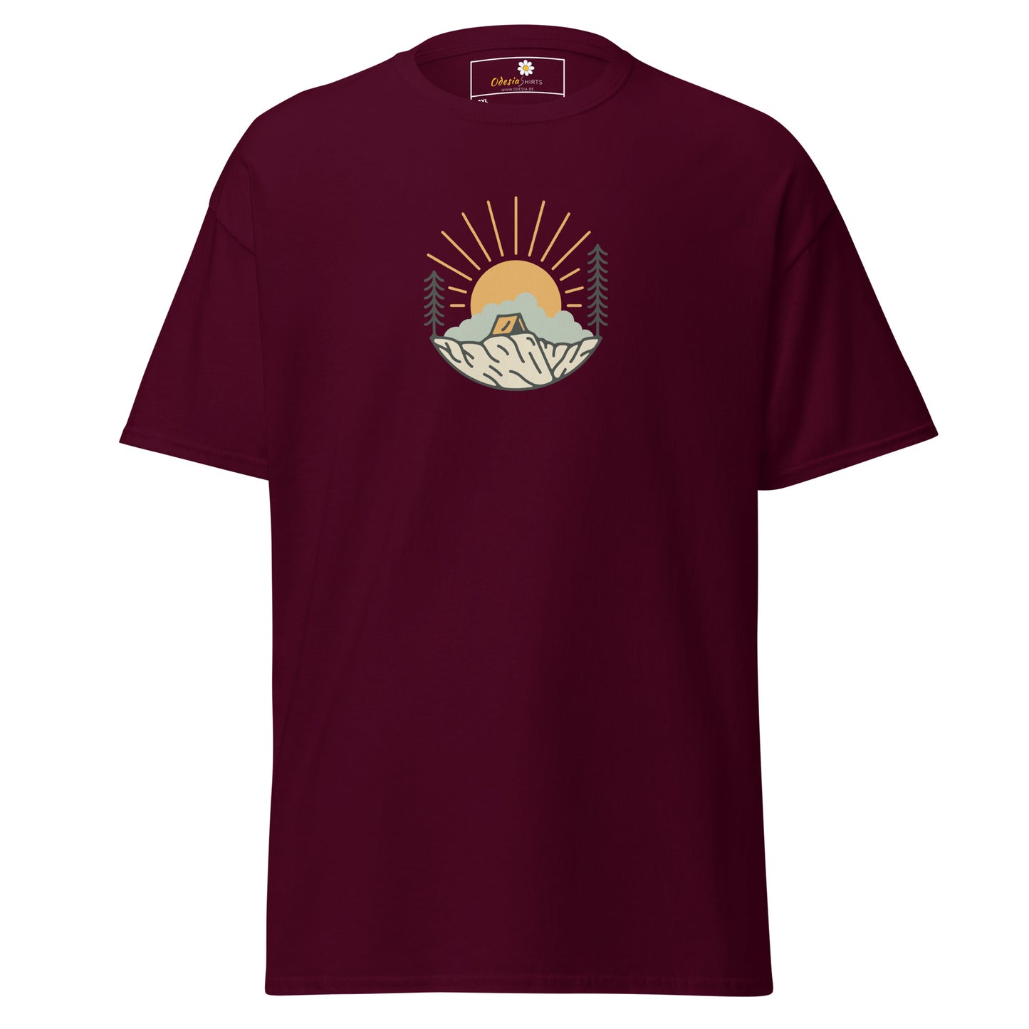Unisex classic t-shirt - ADVENTURE SUNNY CIRCLE - BIG
