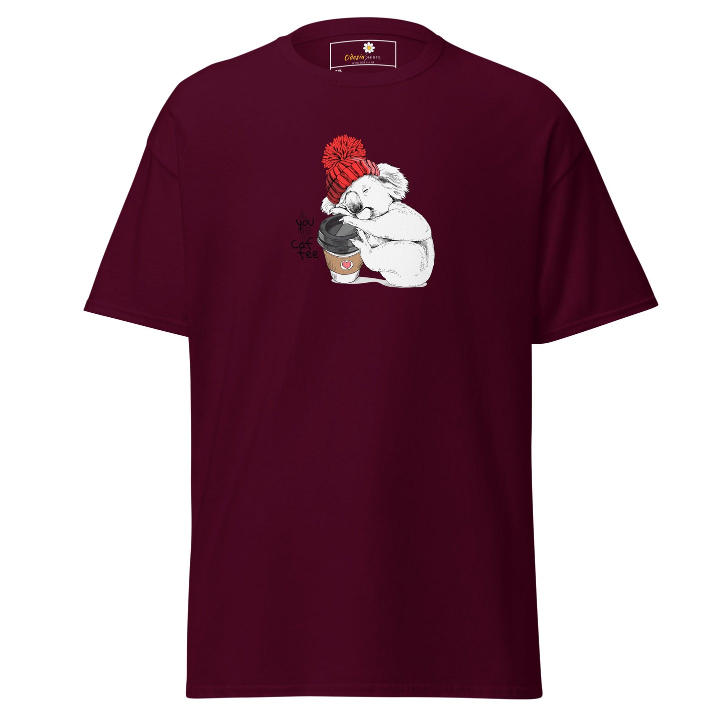 Klassiek heren t-shirt - WILDLIFE FUN KOALA - GROOT