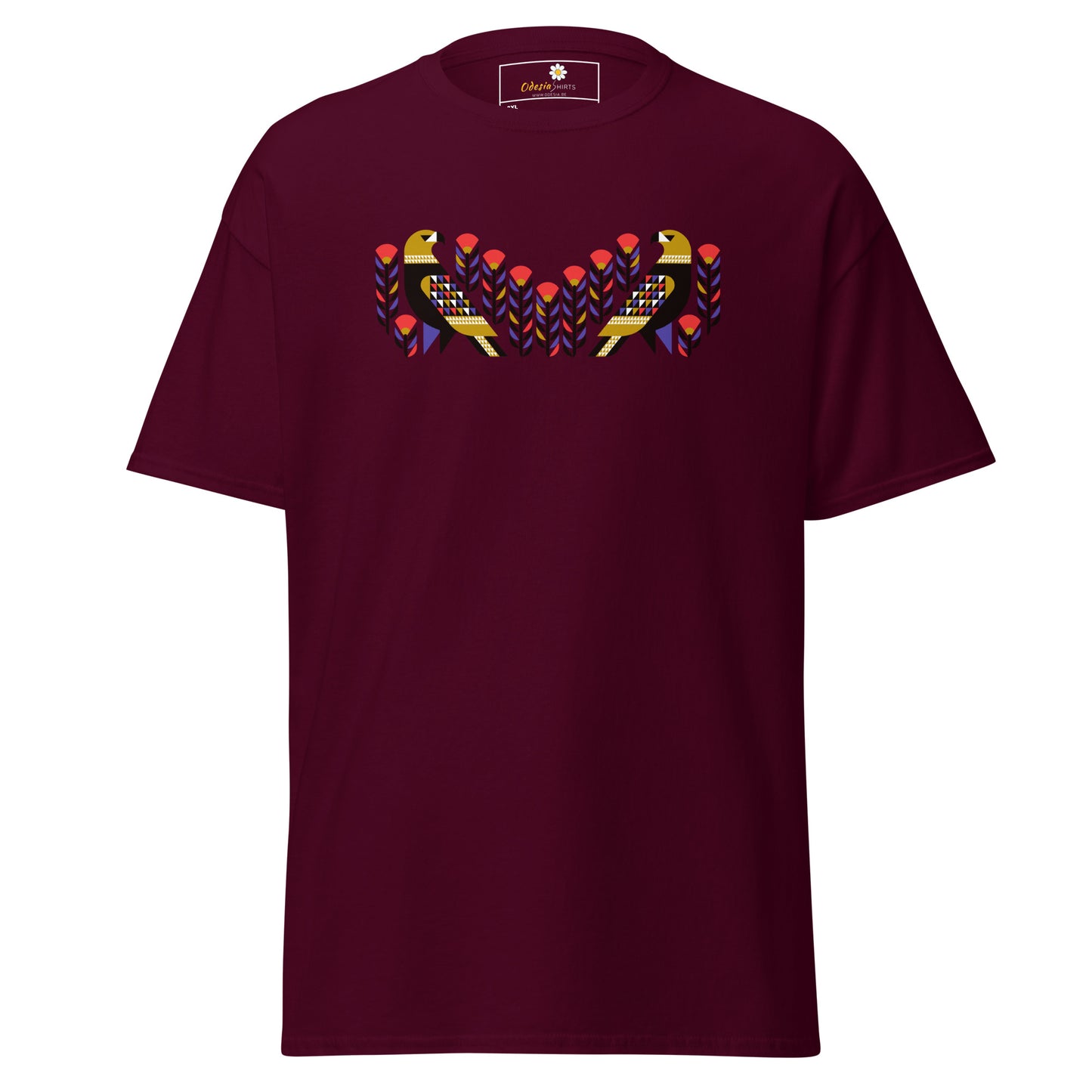 Heren klassiek t-shirt - WILDLIFE PERU BIRDS - GROOT