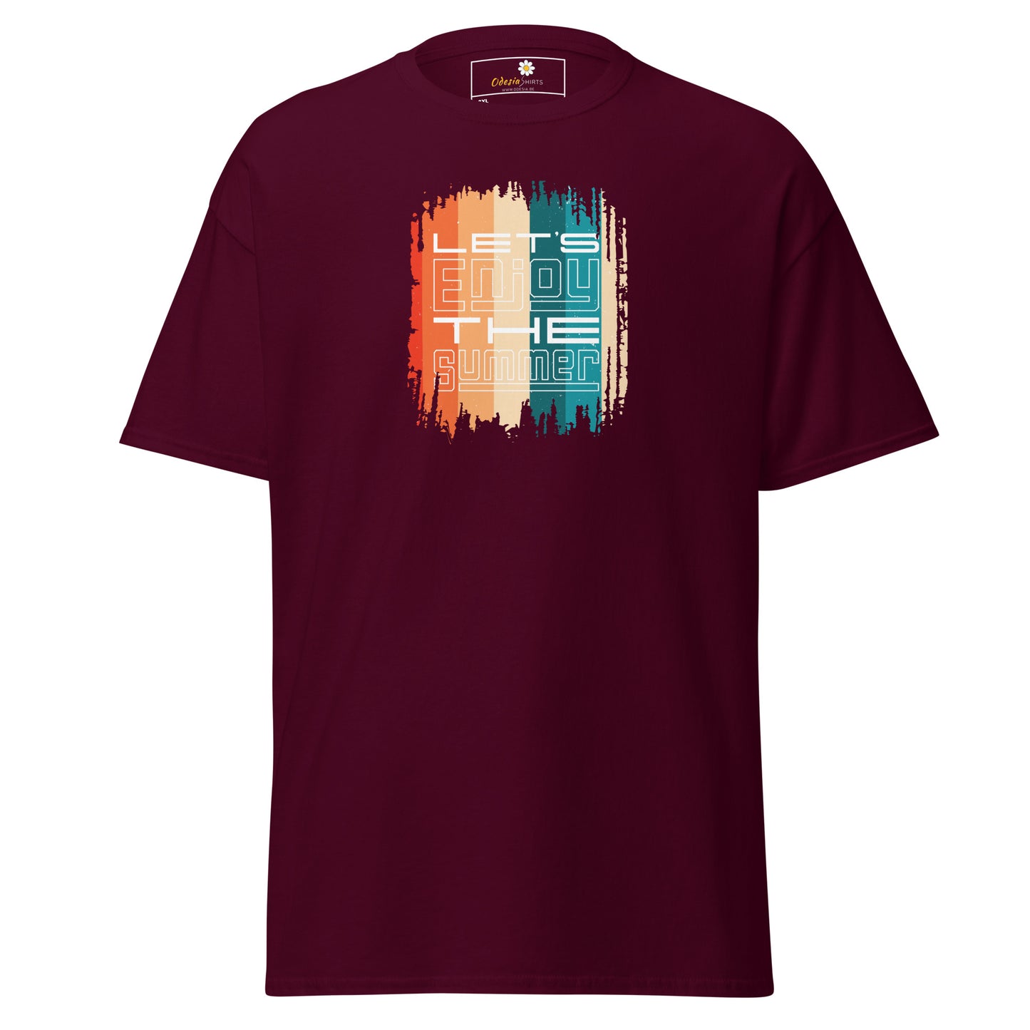 T-shirt classique pour homme - SUMMER LETS ENJOY - BIG
