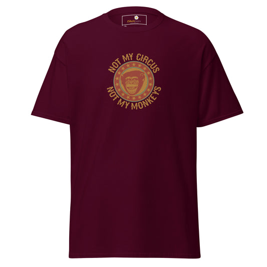 T-shirt classique homme - VINTAGE NOT MY MONKEYS CIRCUS - GRAND