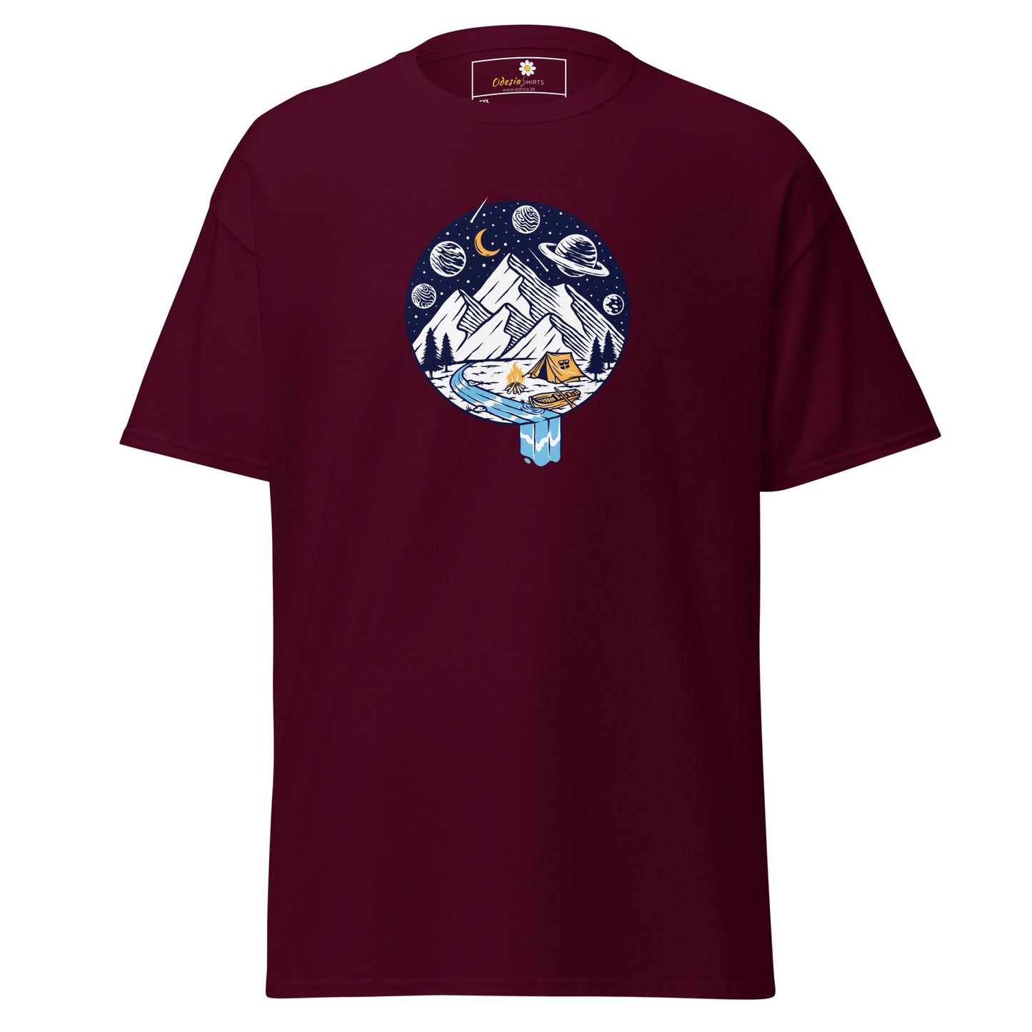 Unisex classic t-shirt - ADVENTURE NIGHT TENT - BIG