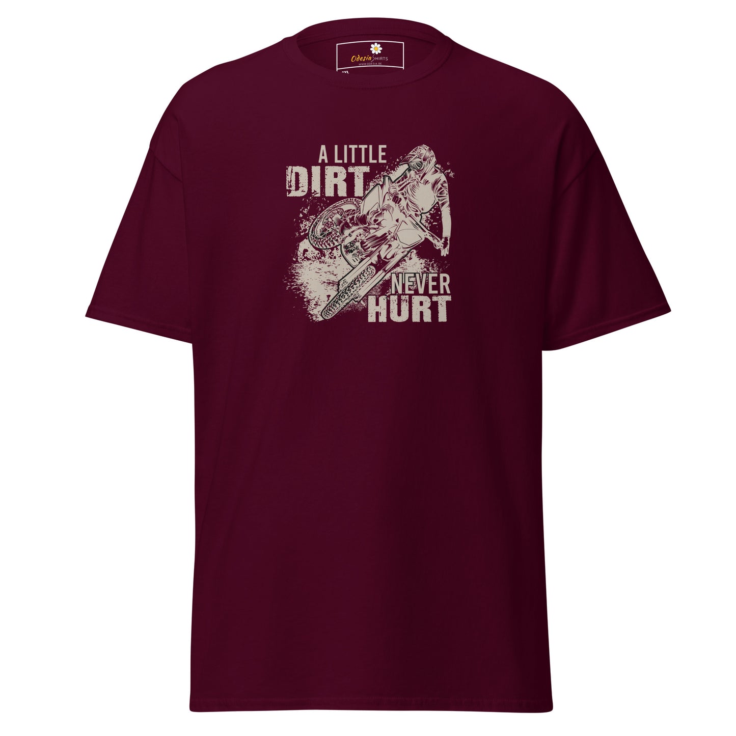 Unisex classic t-shirt - ADVENTURE DIRT NEVER HURT - BIG