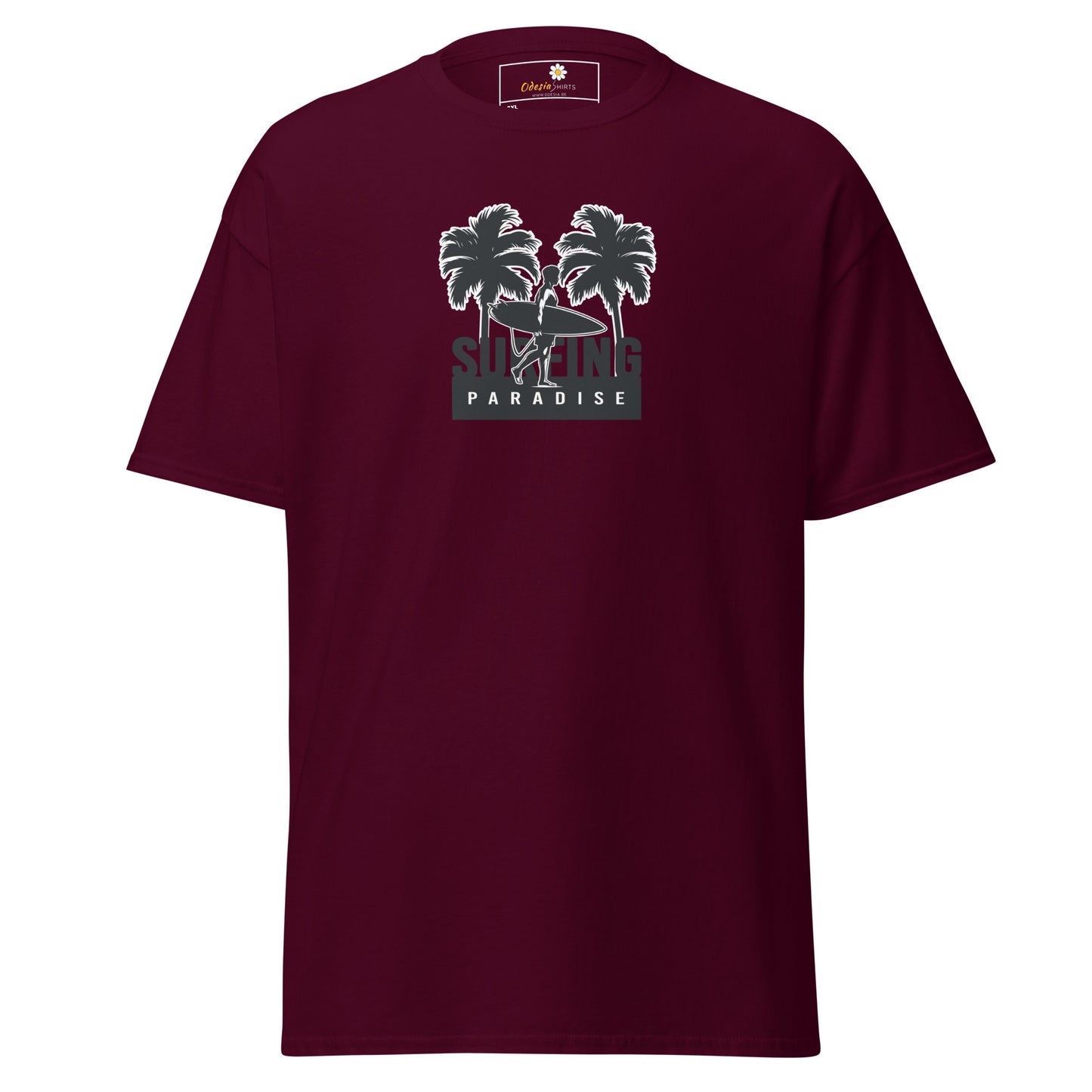 Heren klassiek t-shirt - SUMMER ISLAND TREES - GROOT