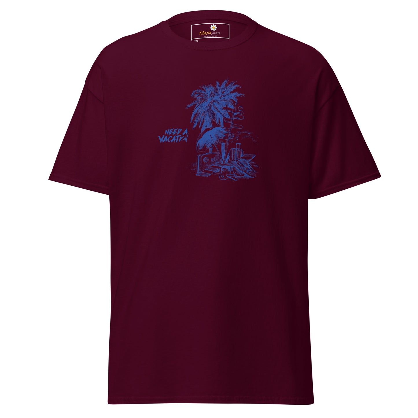 T-shirt classique pour homme - SUMMER NEED A VACATION - BIG