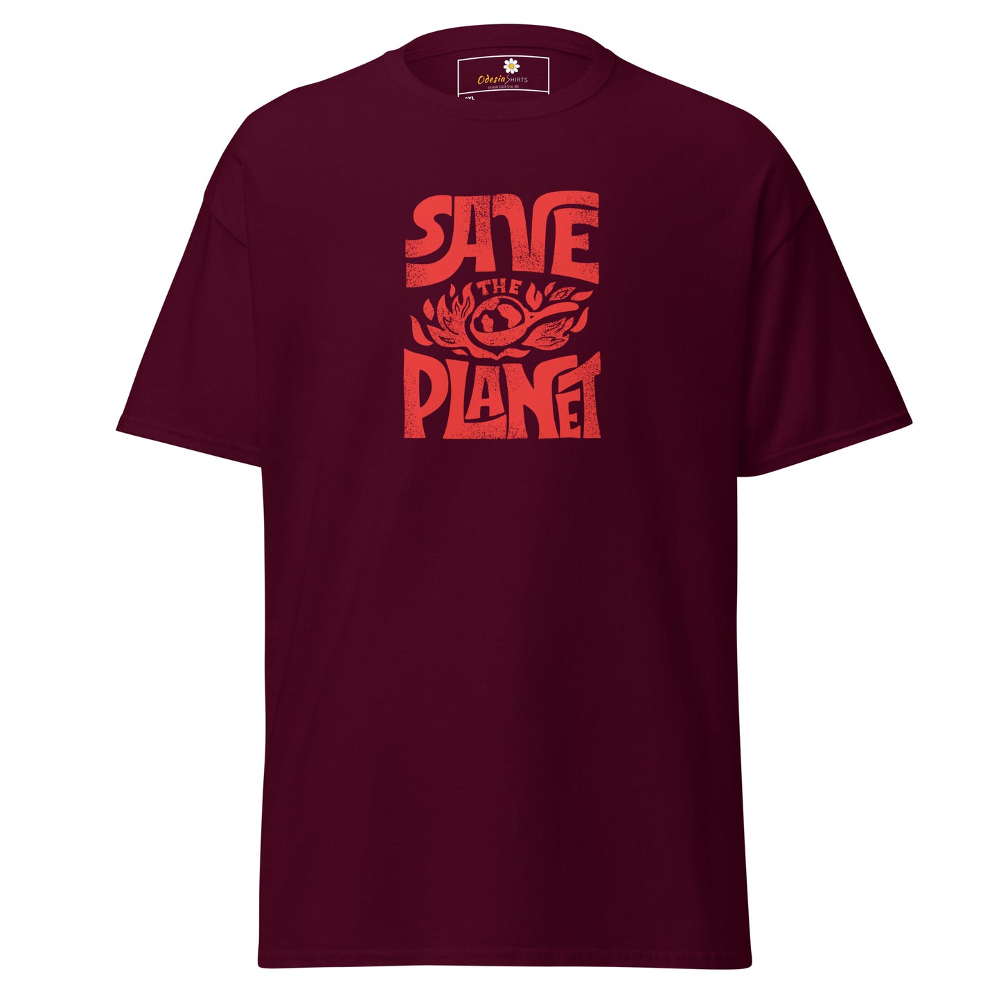 Unisex classic t-shirt - ECOLOGY SAVE THE PLANET - BIG