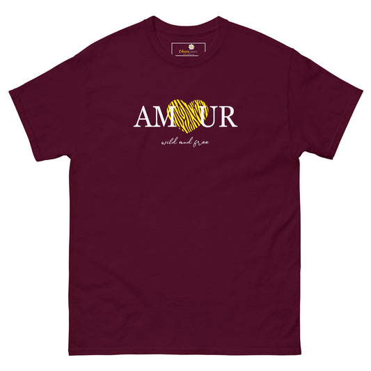 T-shirt classique homme - TEXT AMOUR WILD AND FREE - GRAND