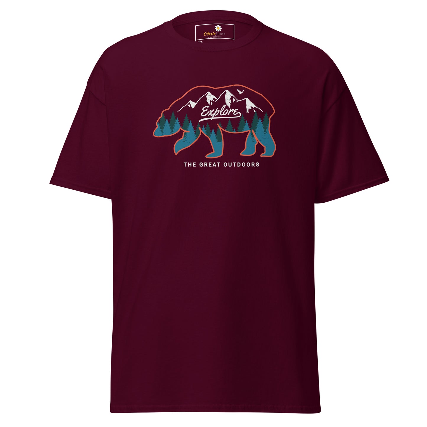 Unisex classic t-shirt - ADVENTURE GREAT OUTDOORS - BIG