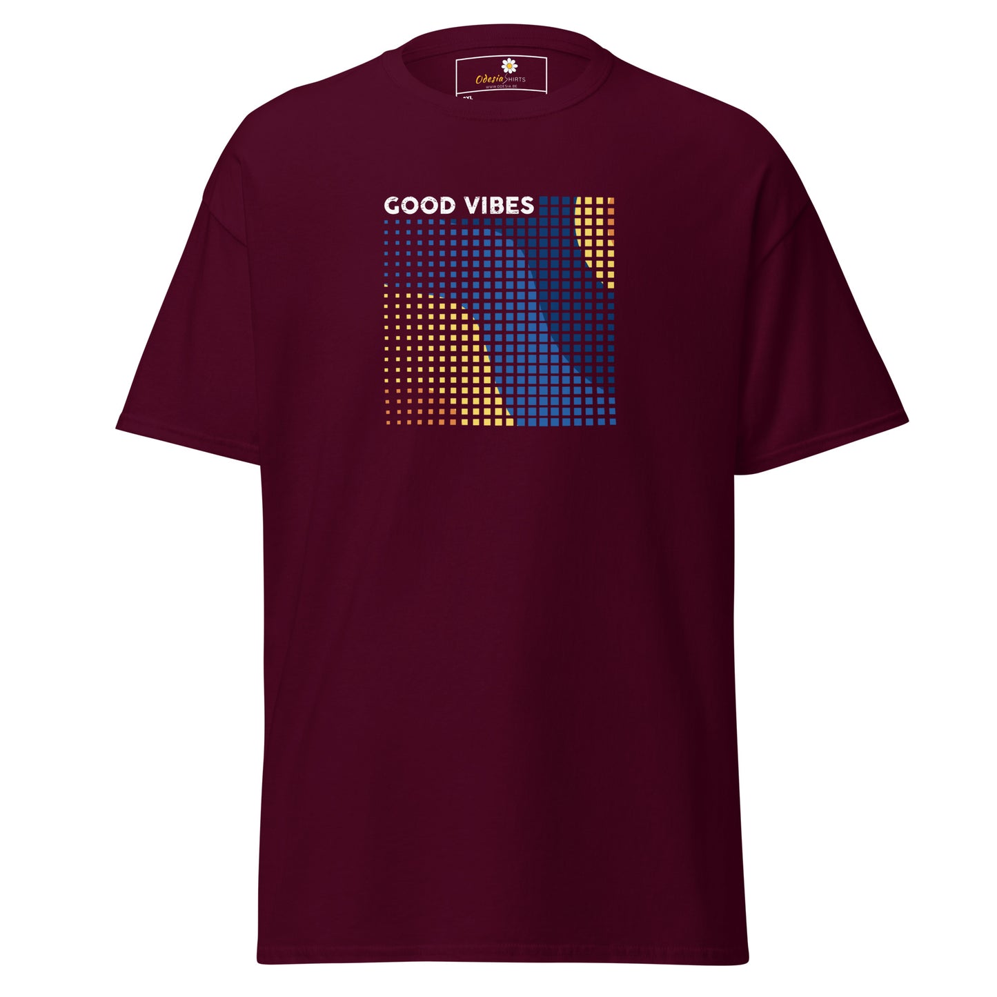 Unisex classic t-shirt - ABSTRACT GOOD VIBES - BIG