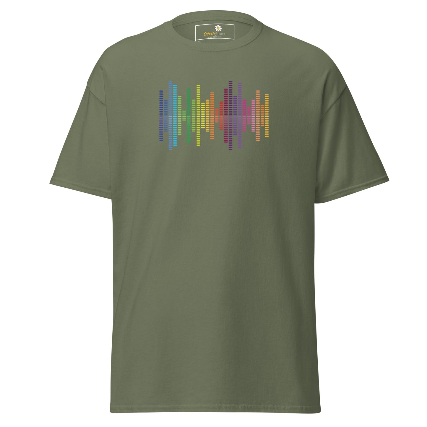 Unisex classic tee - MUSIC AUDIO SPECTRUM - REGULAR
