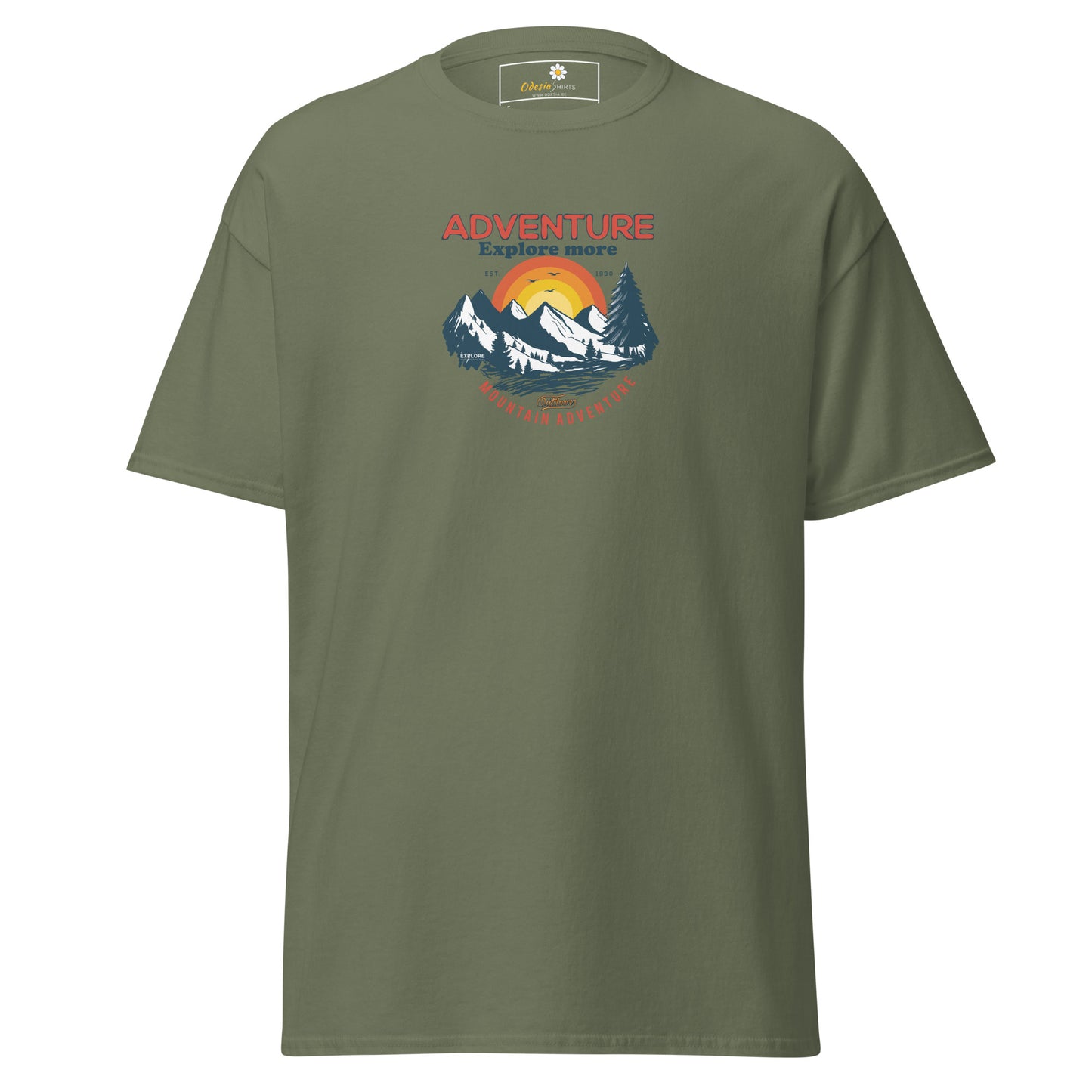 Unisex classic t-shirt - ADVENTURE EXPLORE MORE - REGULAR