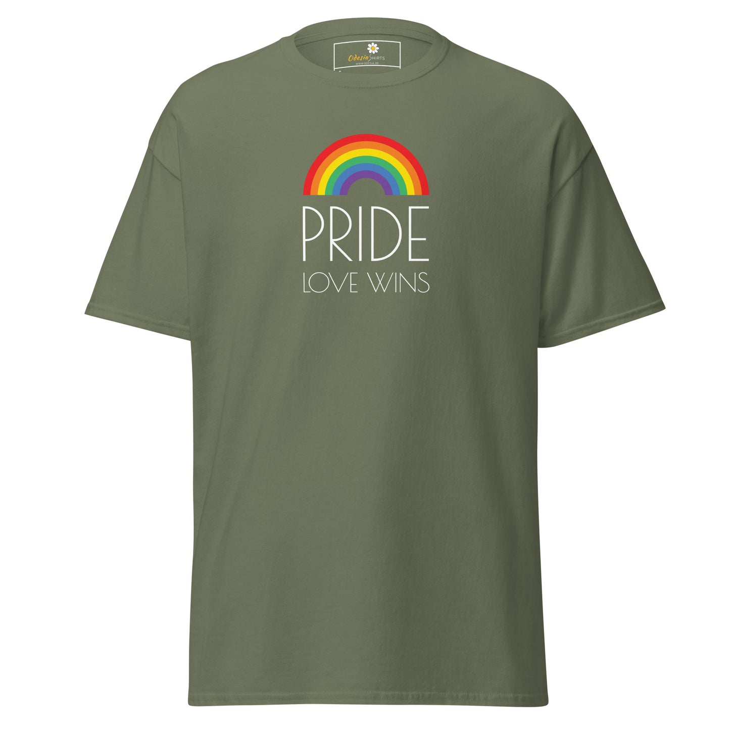 Unisex classic t-shirt - LGBTQ PRIDE LOVE WINS - REGULAR