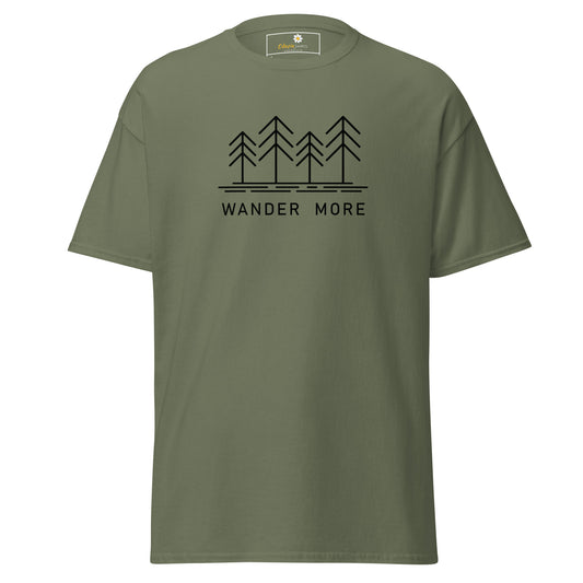 Unisex classic t-shirt - ADVENTURE WANDER MORE - REGULAR