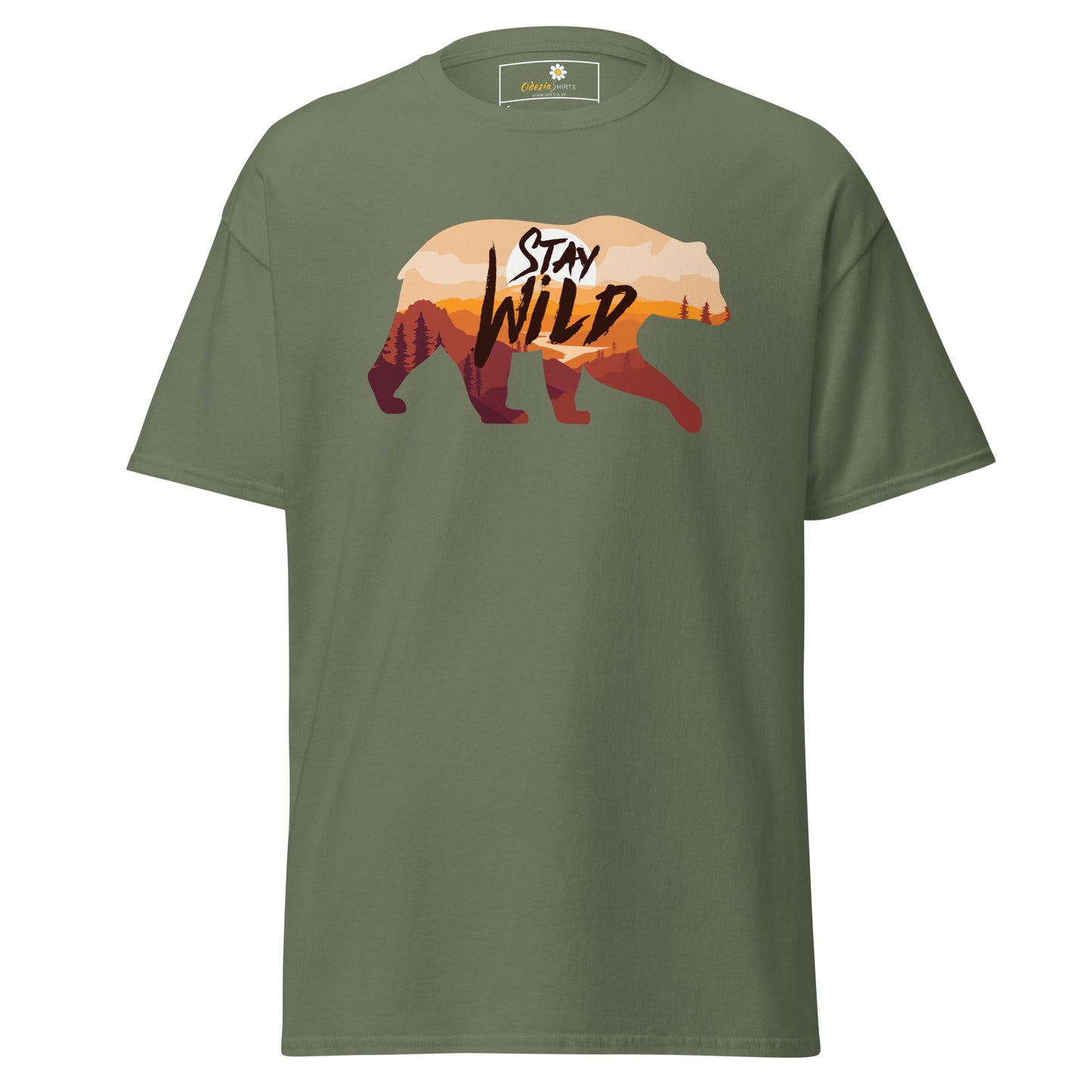 Unisex classic t-shirt - ADVENTURE WILD LIFE STAY WILD - REGULAR