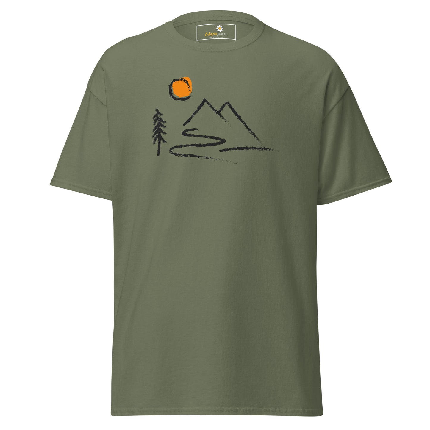 Unisex classic t-shirt - ADVENTURE OUTDOORS FUN - REGULAR