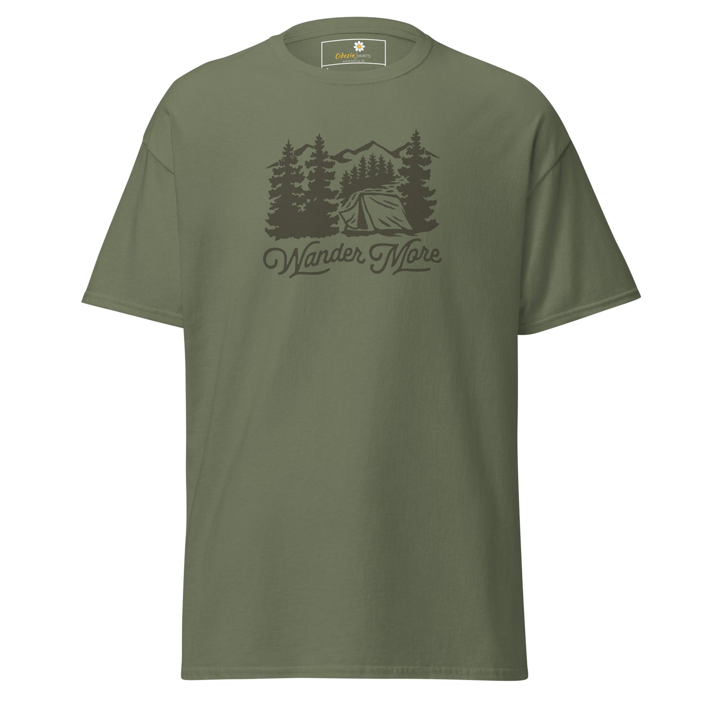 Unisex classic t-shirt - ADVENTURE OUTDOORS WANDER - REGULAR