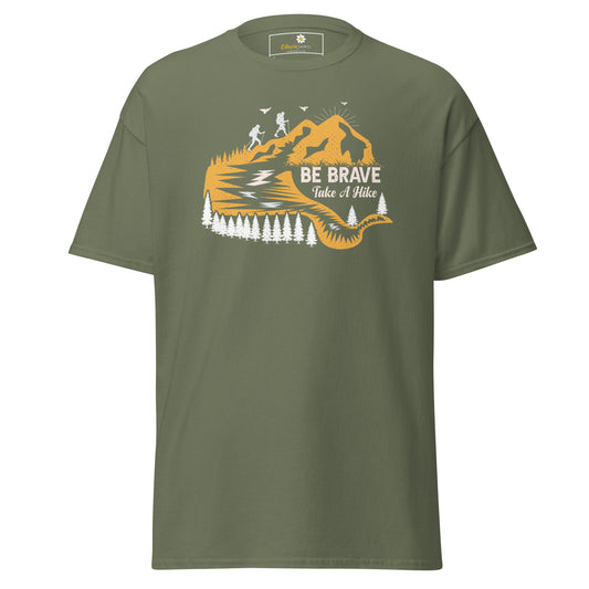 Unisex classic t-shirt - ADVENTURE BE BRAVE WANDER - REGULAR