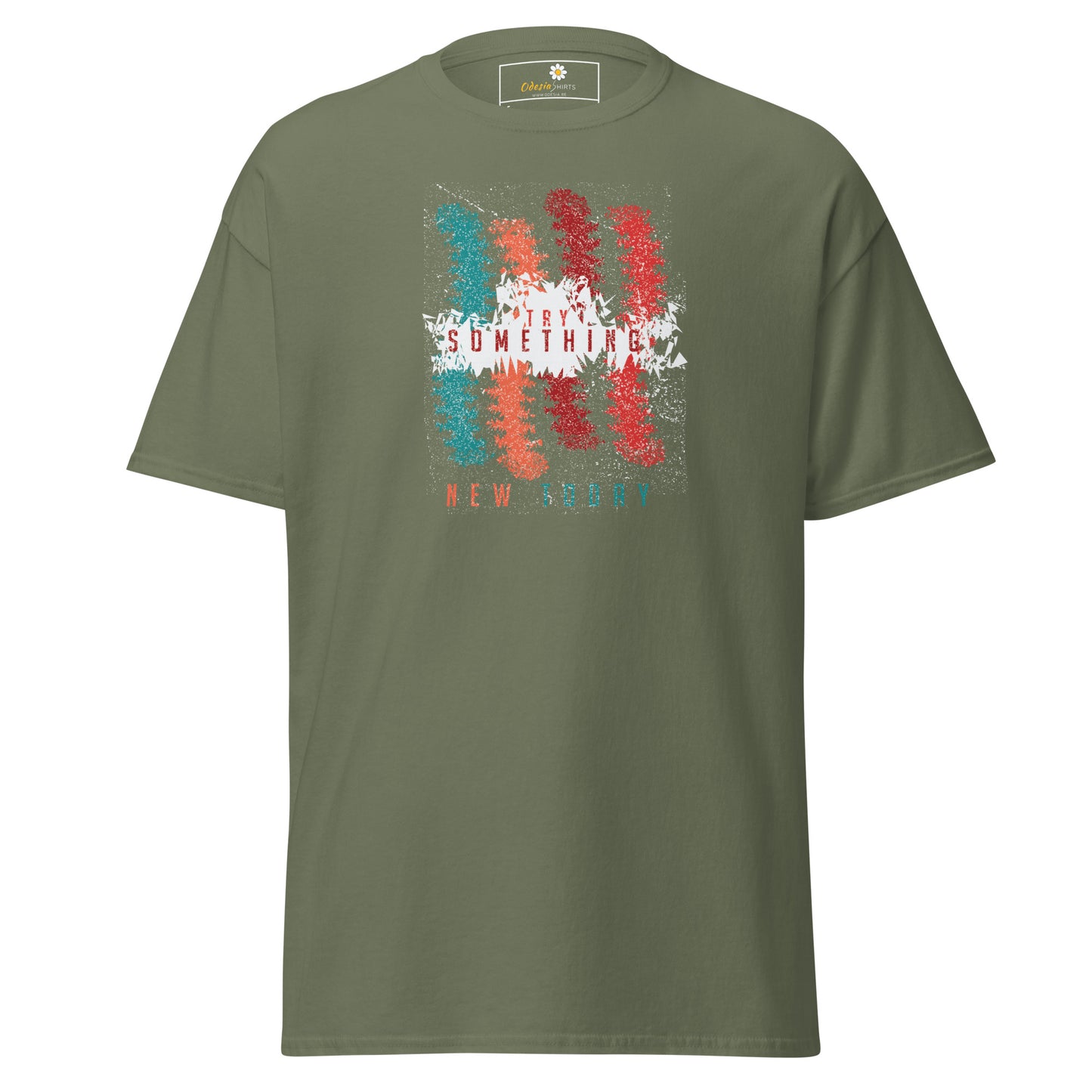 T-shirt classique unisexe - Lignes de couleurs abstraites - Standard
