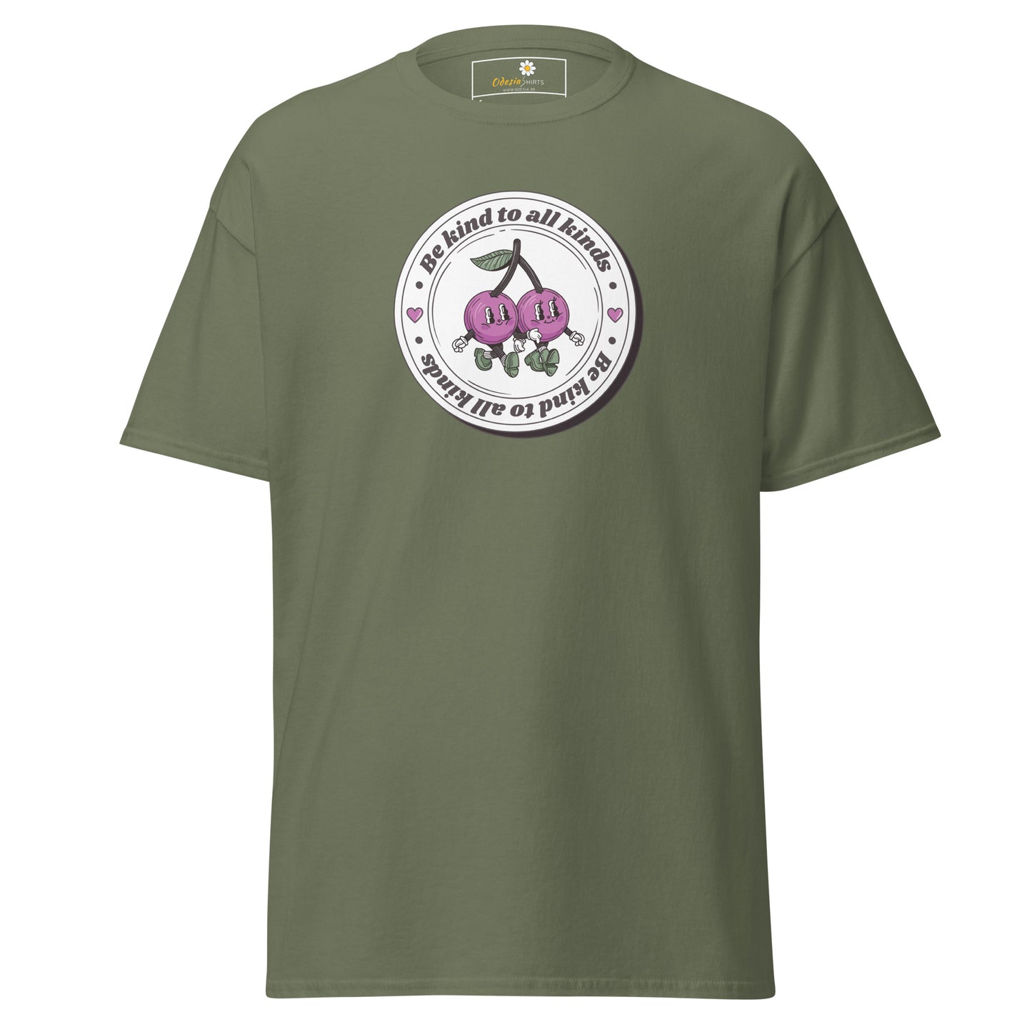 Unisex classic t-shirt - VEGAN POSITIVE BE KIND TO ALL - REGULAR