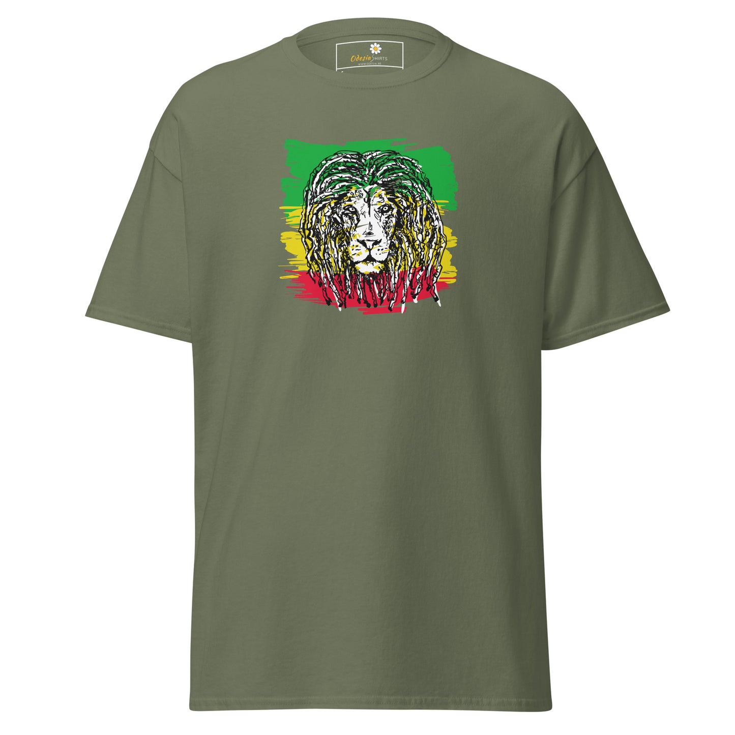 Unisex classic t-shirt - WILD LIFE MUSIC LION REGGAE - REGULAR
