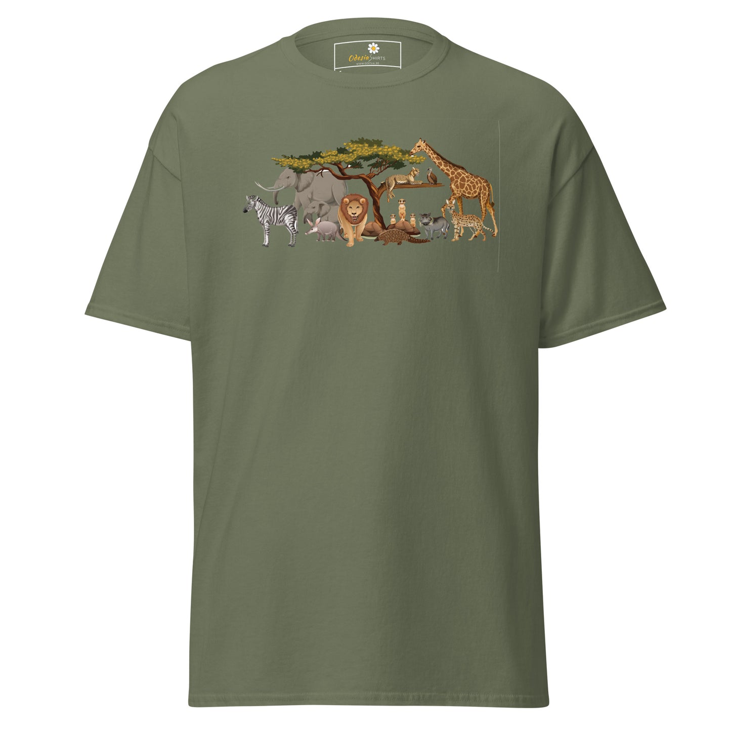 Unisex classic t-shirt - WILD LIFE ANIMALS - REGULAR