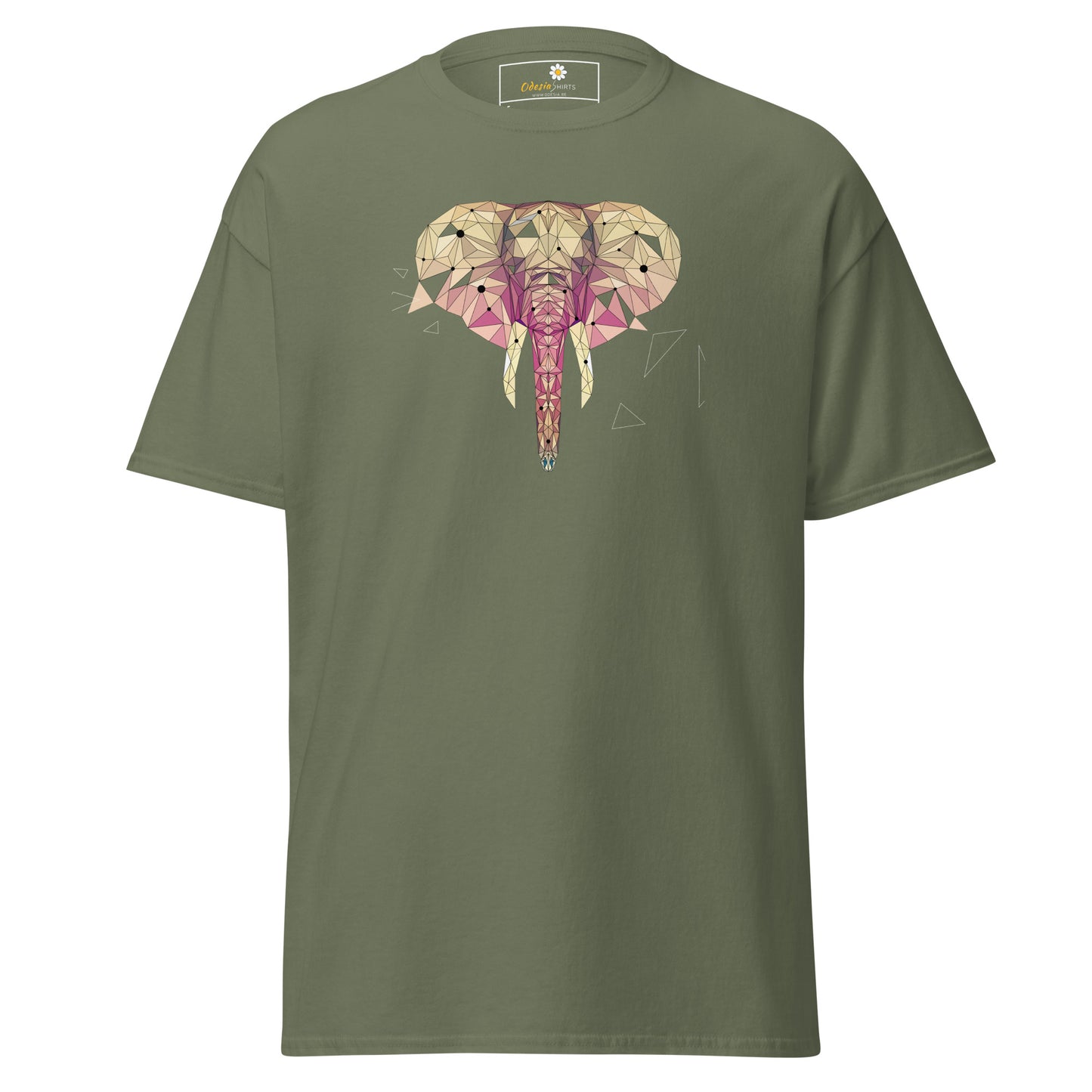 Unisex classic t-shirt - ABSTRACT WILD LIFE ELEPHANT - REGULAR