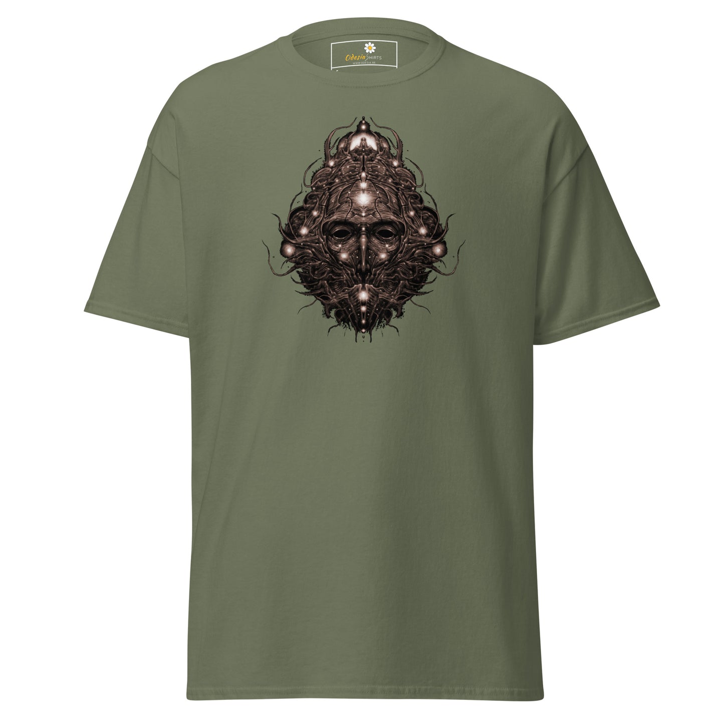 Unisex classic t-shirt - ABSTRACT HUMAN FACE - REGULAR