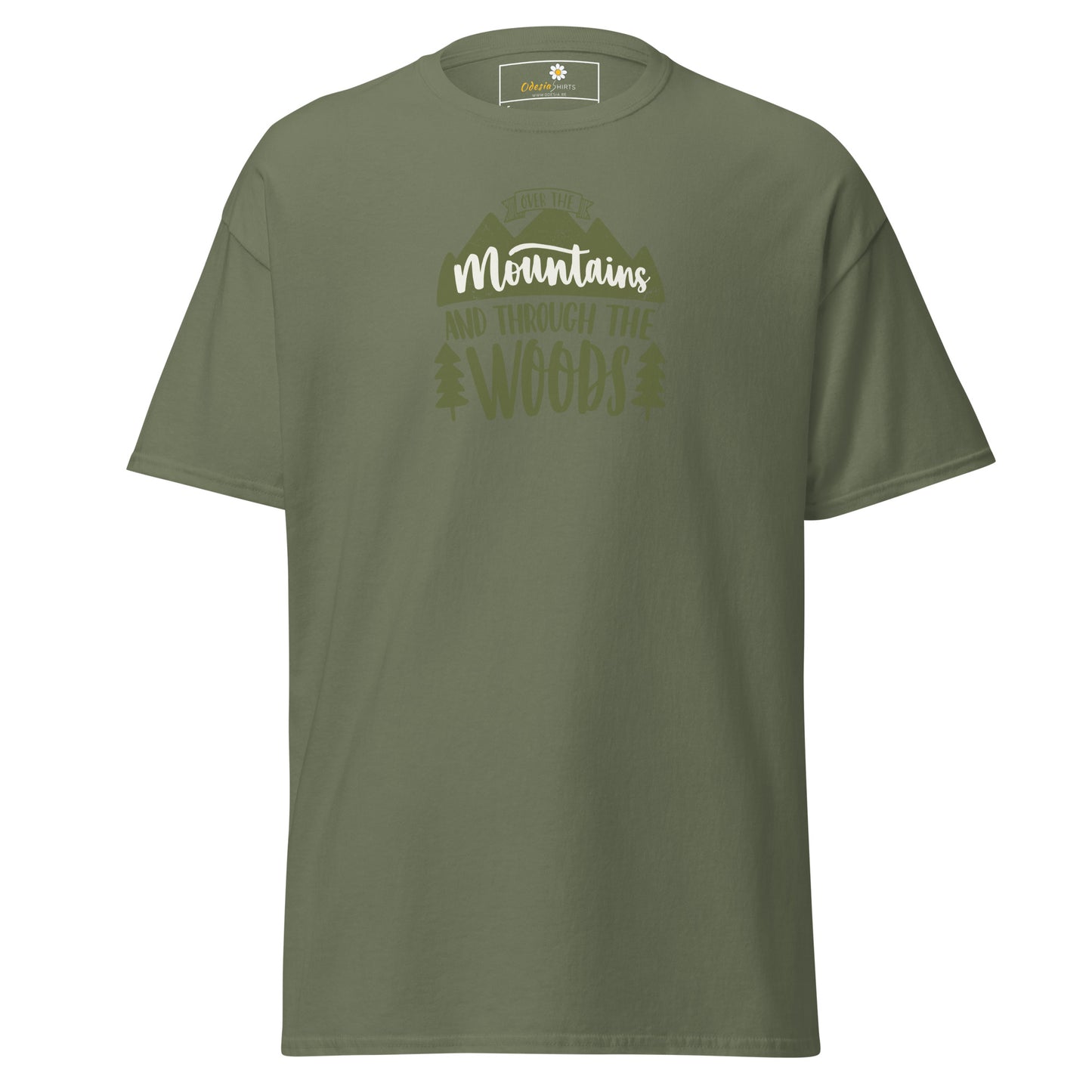 Unisex classic t-shirt - ADVENTURE MOUNTAIN WOODS - REGULAR