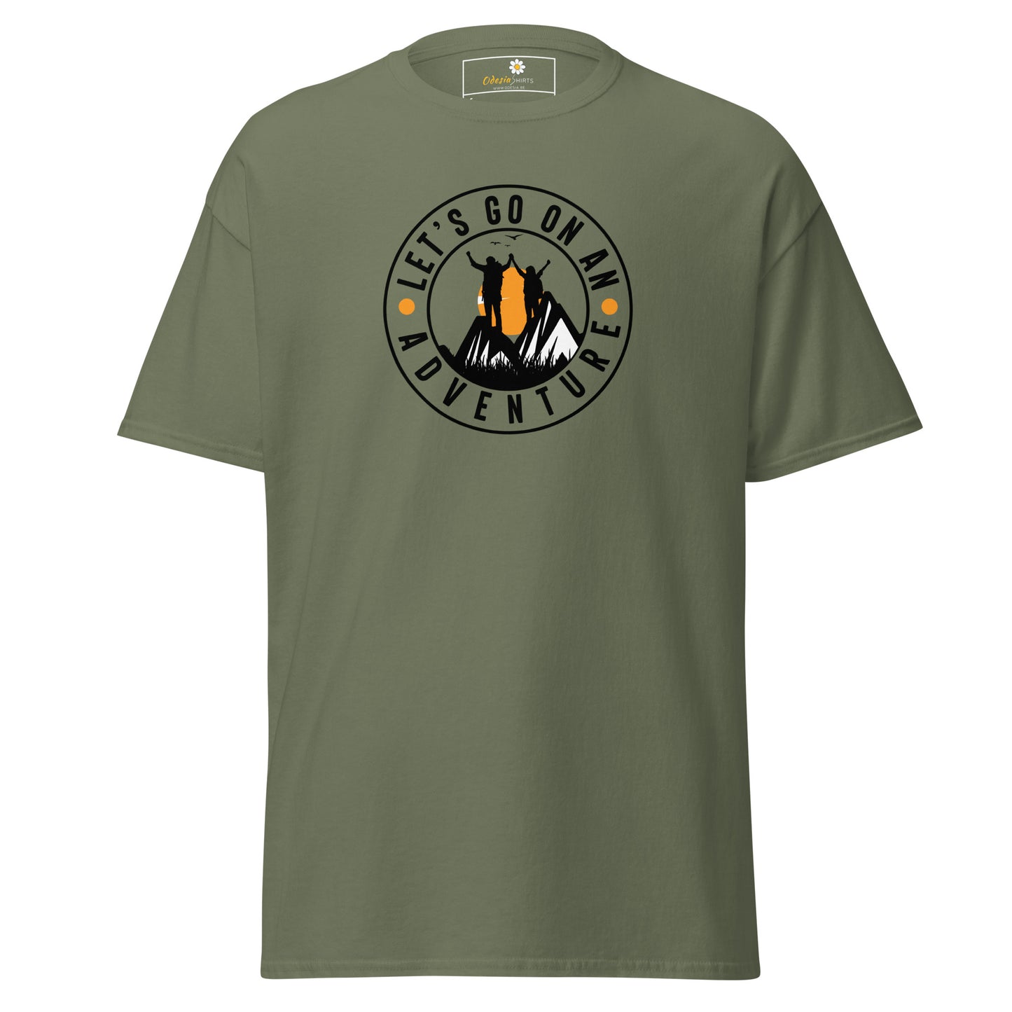 Unisex classic t-shirt - ADVENTURE GO ON - REGULAR