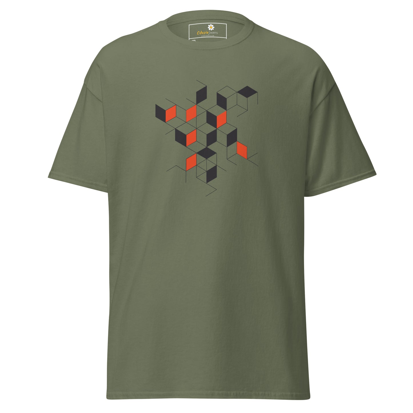 Unisex classic t-shirt - ABSTRACT SQUARES - BIG