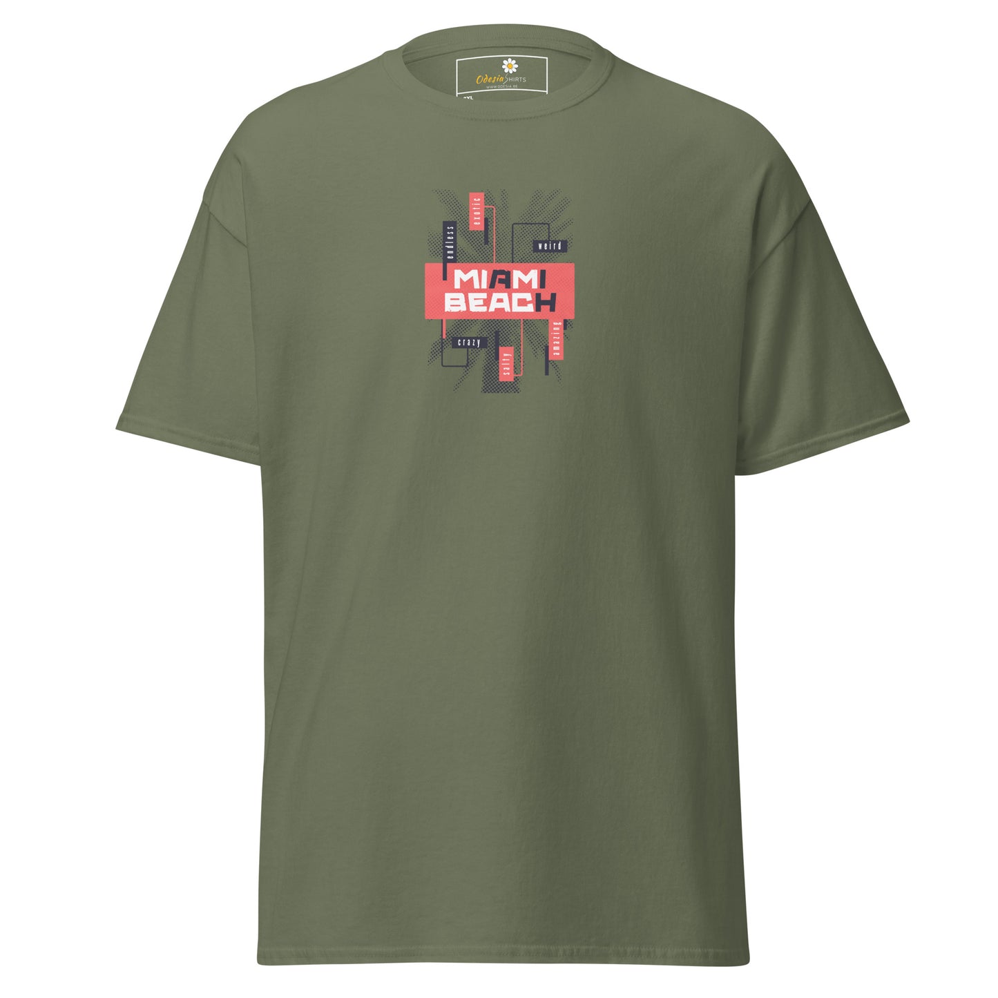 Unisex classic t-shirt - COUNTRY SUMMER MIAMI BEACH - BIG