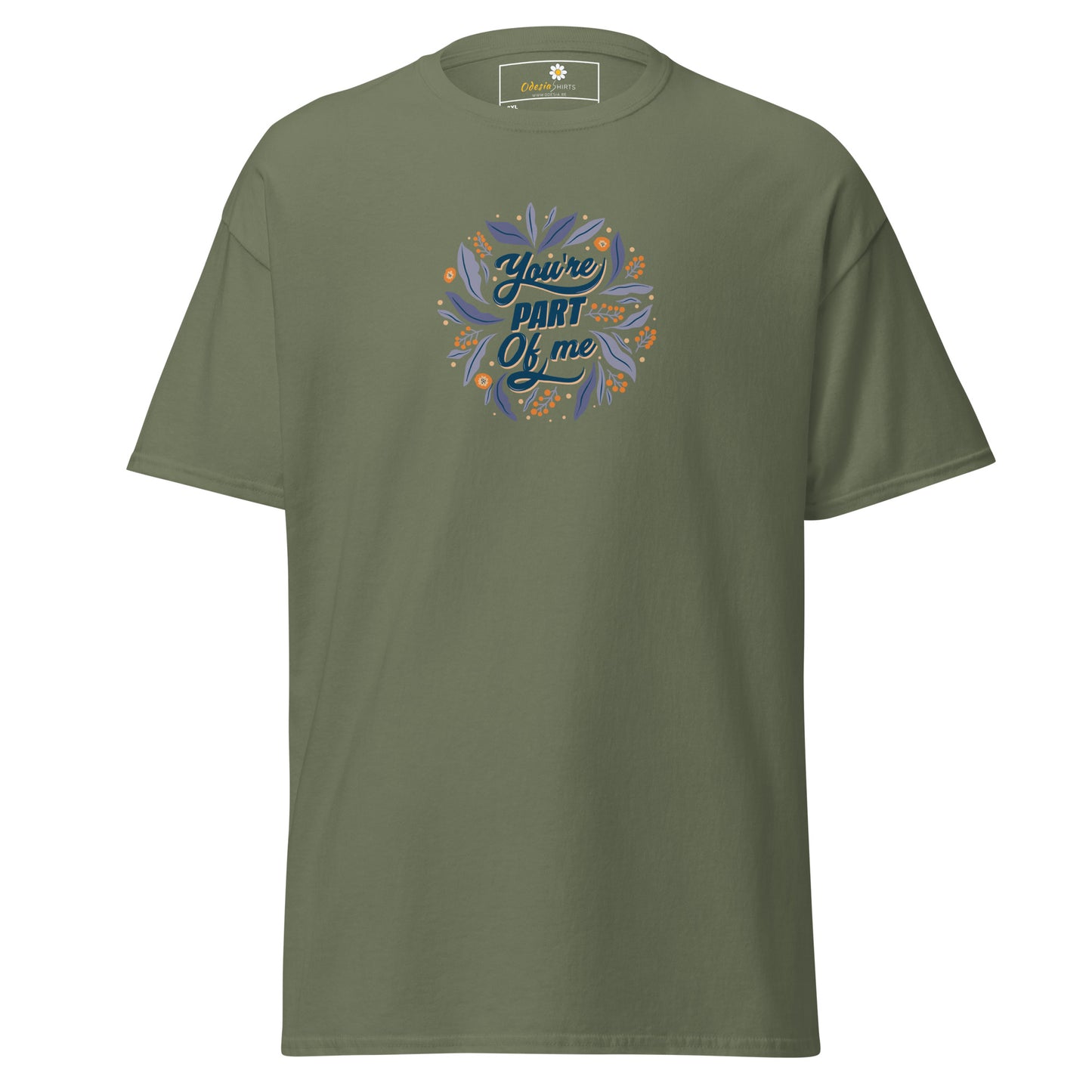 Unisex classic t-shirt - POSITIVE TEXT YOU ARE PART OF ME - BIG