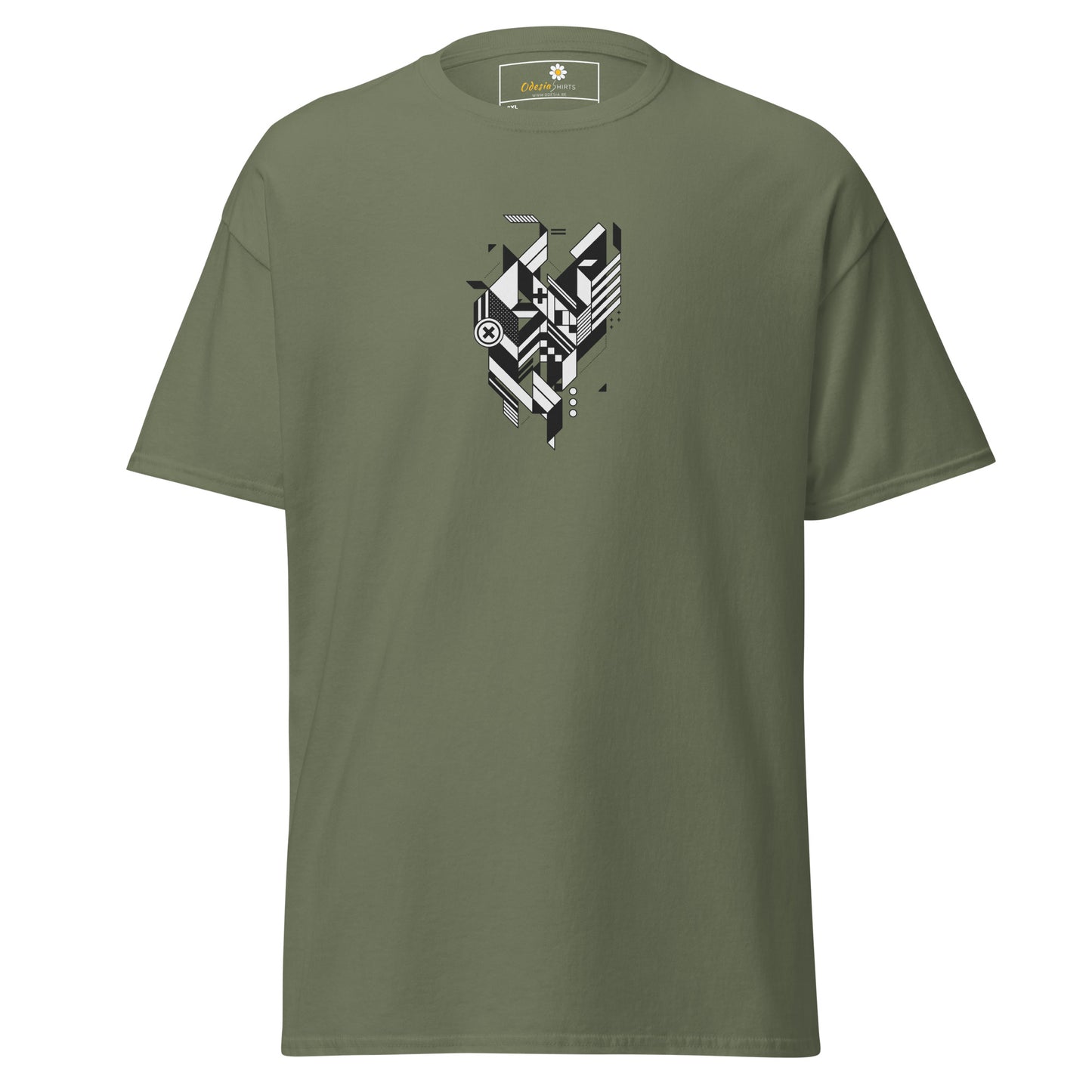 Unisex klassiek t-shirt - ABSTRACT FIGUUR - GROOT