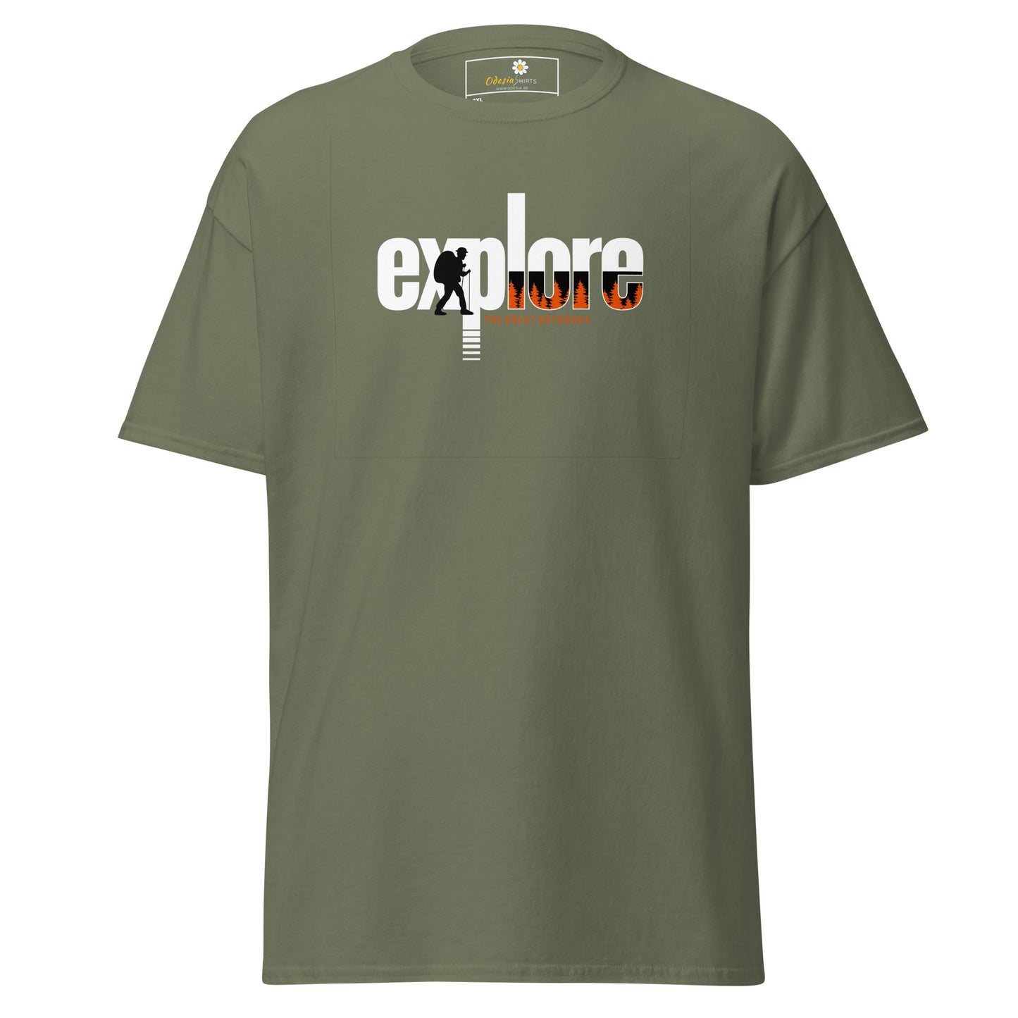Unisex classic t-shirt - ADVENTURE EXPLORE - BIG