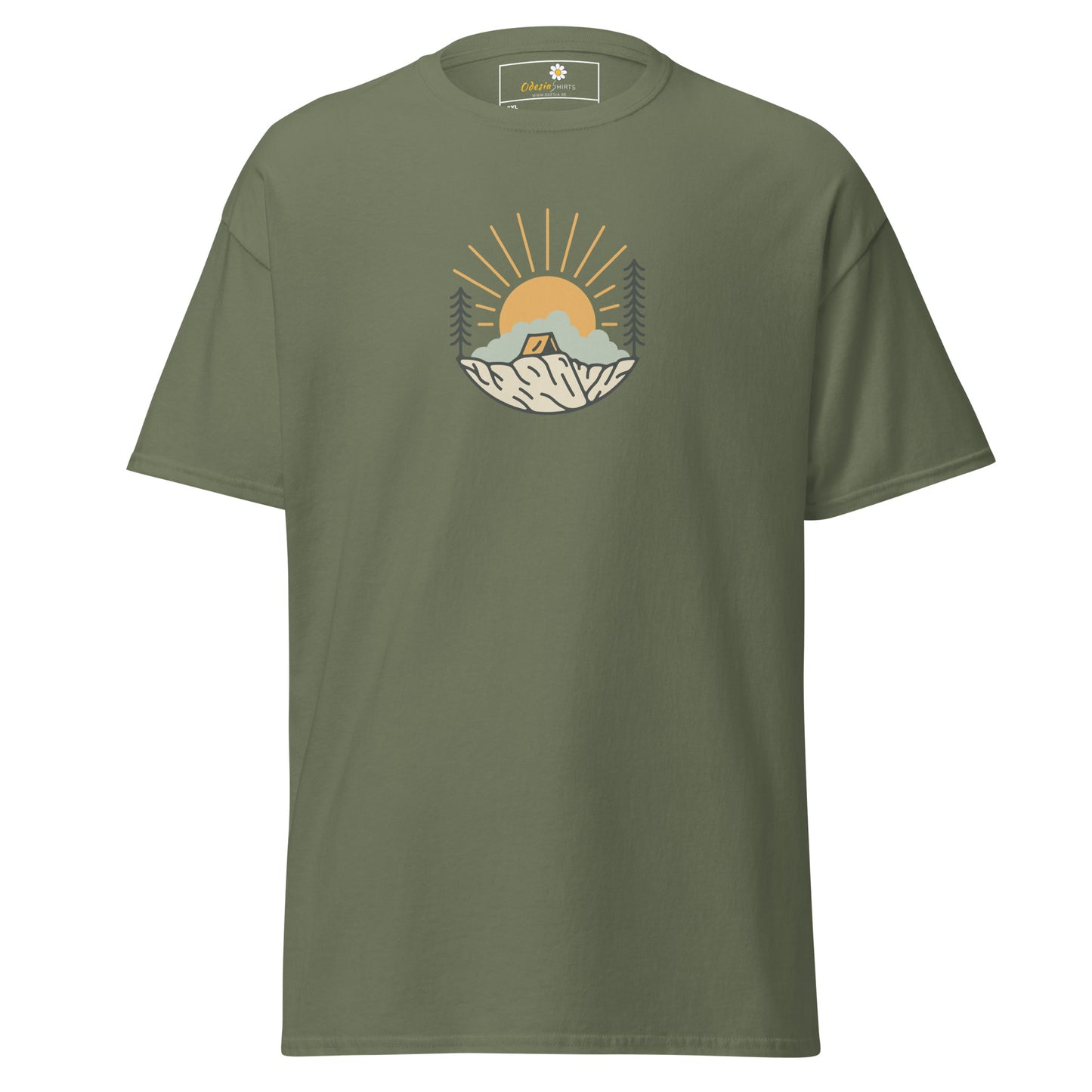 Unisex classic t-shirt - ADVENTURE SUNNY CIRCLE - BIG
