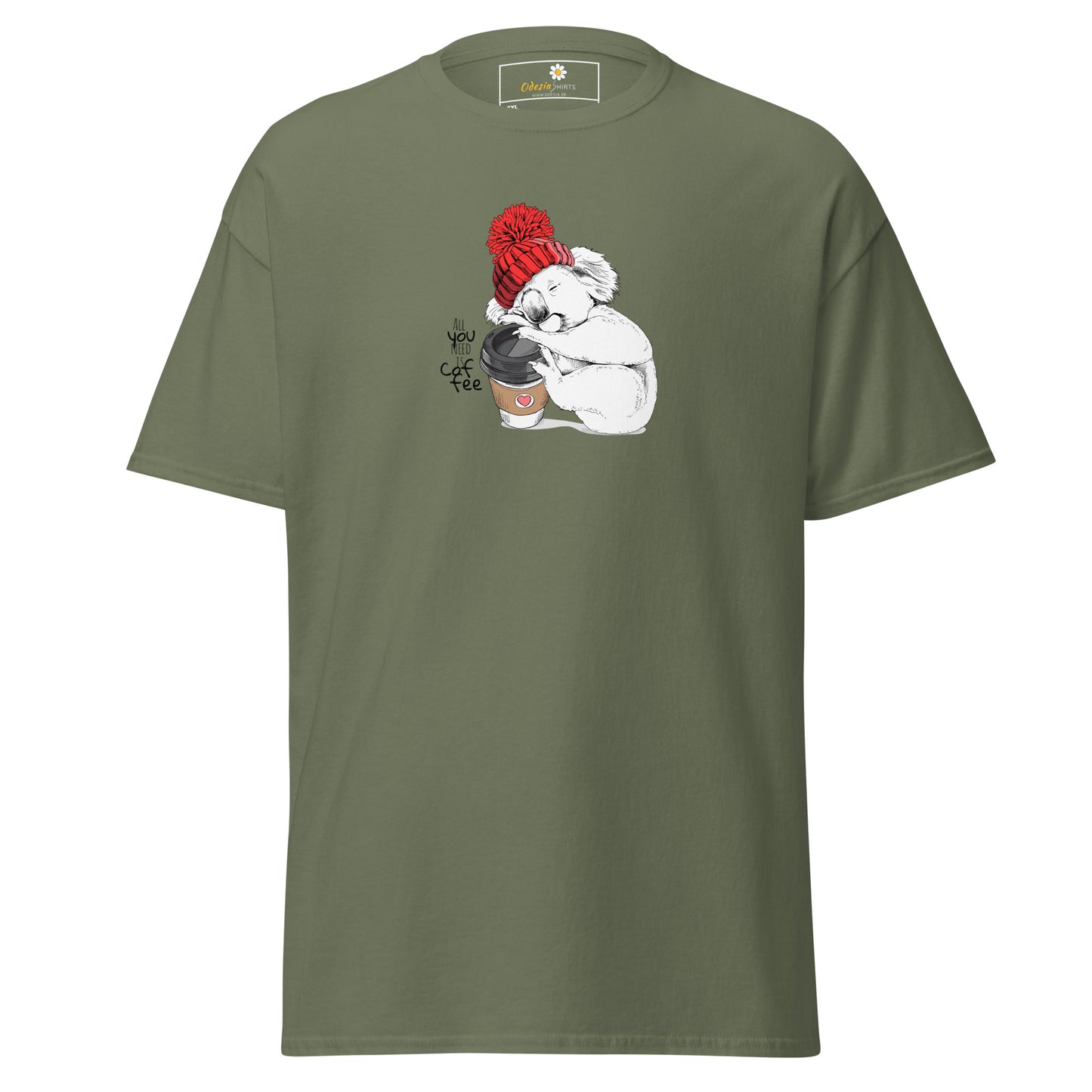 Klassiek heren t-shirt - WILDLIFE FUN KOALA - GROOT