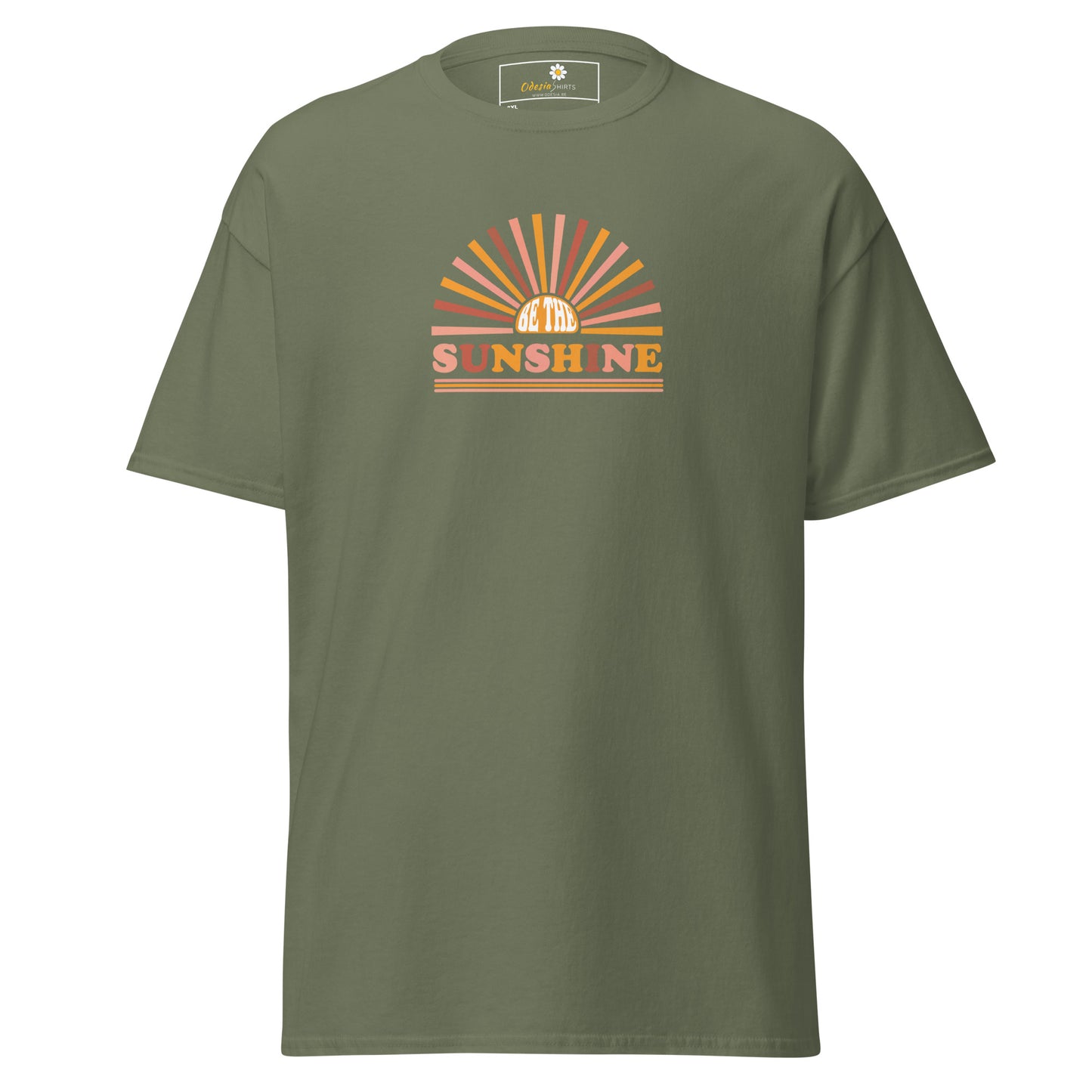 Heren klassiek t-shirt - SUMMER SUNSHINE - GROOT