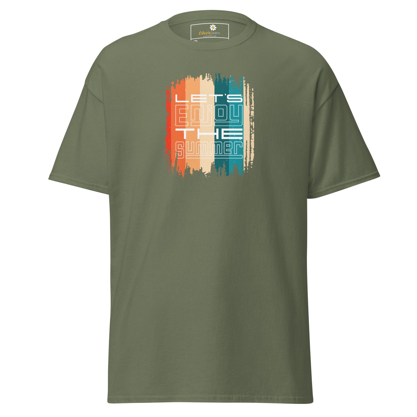 T-shirt classique pour homme - SUMMER LETS ENJOY - BIG