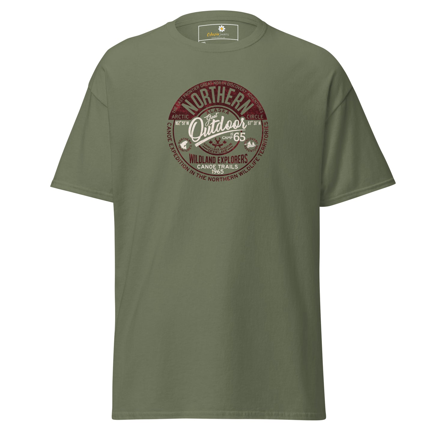 Unisex classic t-shirt - ADVENTURE NORTHERN OUTDOORS - BIG