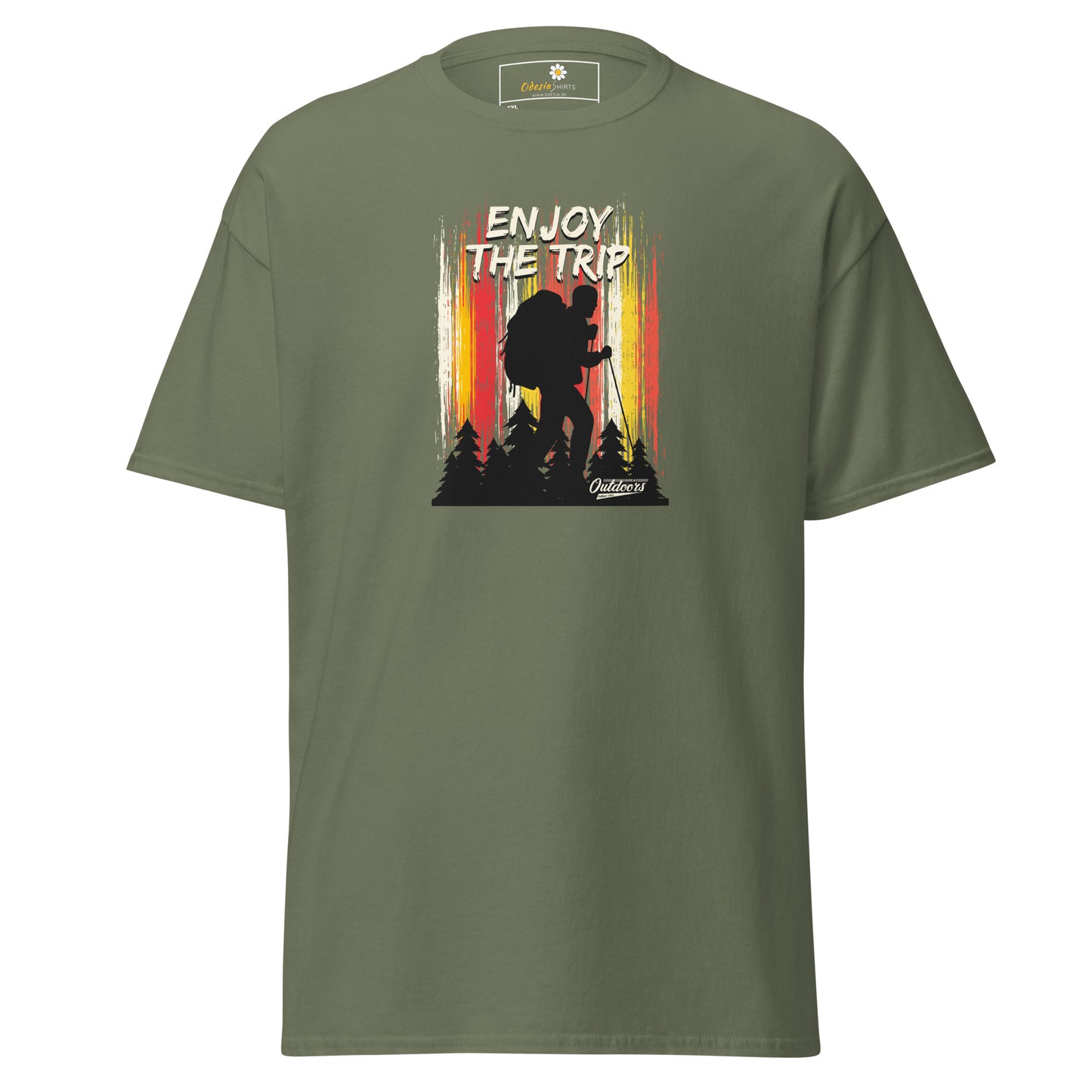 Unisex classic t-shirt - ADVENTURE ENJOY THE TRIP - BIG