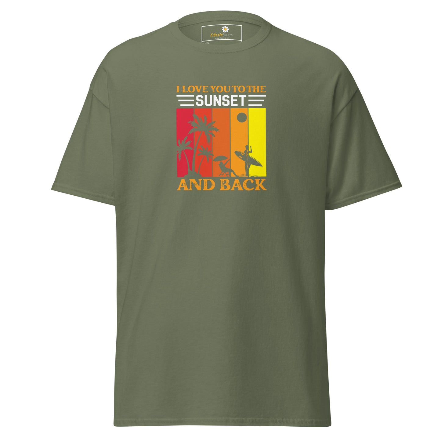 T-shirt classique pour homme - SUMMER LOVE SUNSET - BIG
