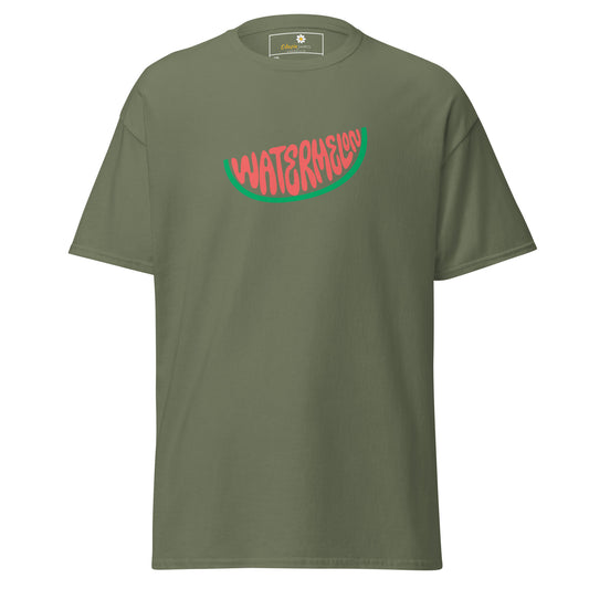 T-shirt classique homme - PASTÈQUE D'ÉTÉ - GRAND