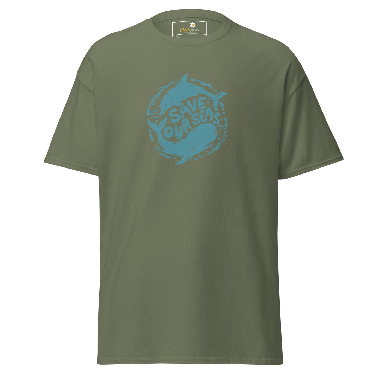 Unisex classic t-shirt - ECOLOGY SEALIFE SAVE OUR SEAS - BIG