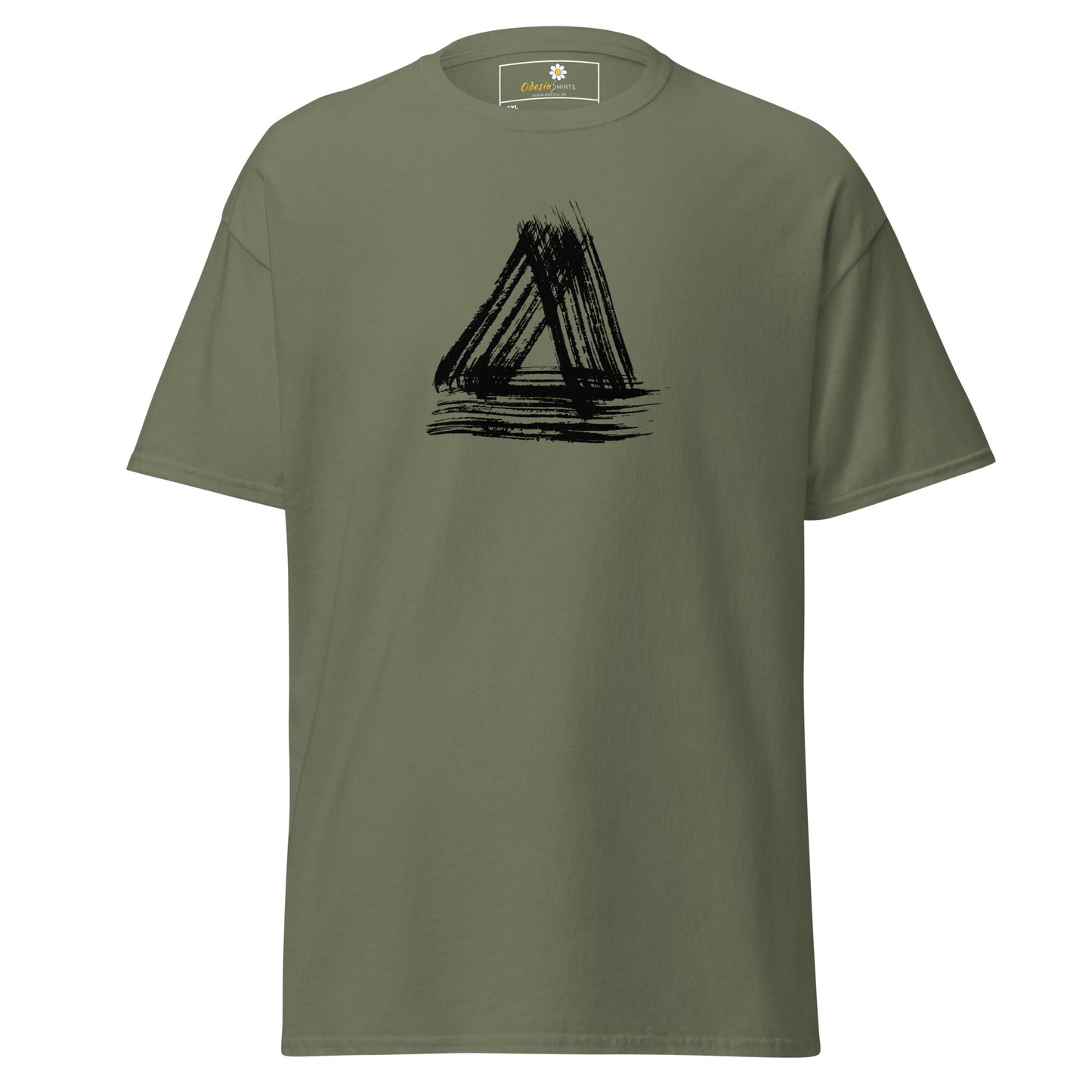 Unisex classic t-shirt - ABSTRACT TRIANGLE - BIG