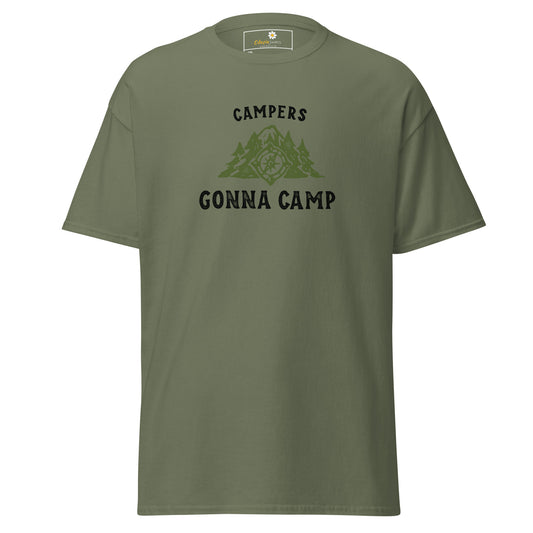 Unisex classic t-shirt - ADVENTURE CAMPERS GONNA CAMP - BIG