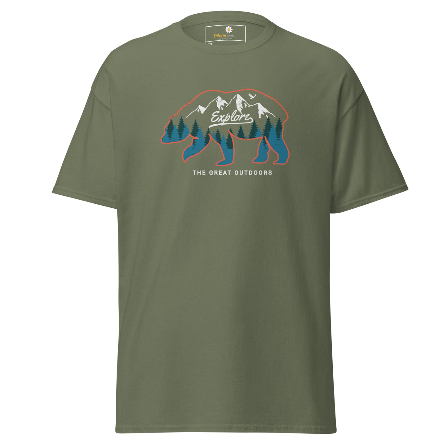 Unisex classic t-shirt - ADVENTURE GREAT OUTDOORS - BIG