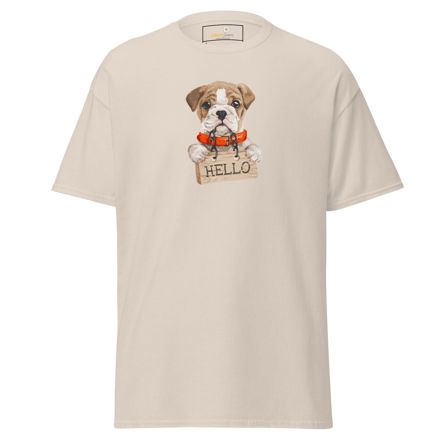 Unisex classic t-shirt - ANIMALS HELLO PUPPY - REGULAR