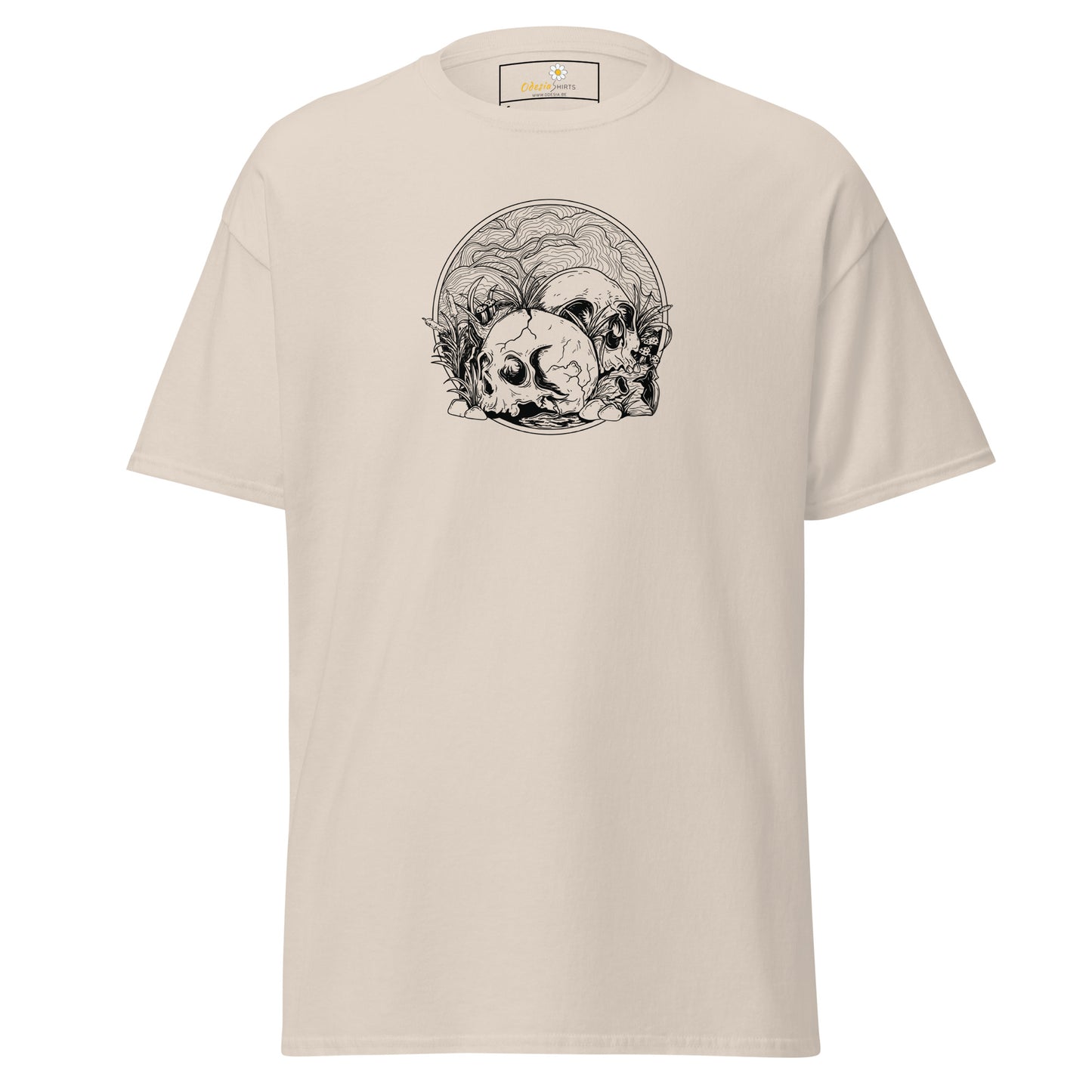 Unisex klassiek t-shirt - SKULL SUMMER SKULLS - REGULAR
